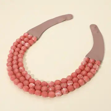 Faceted Beaded Necklace- Assorted