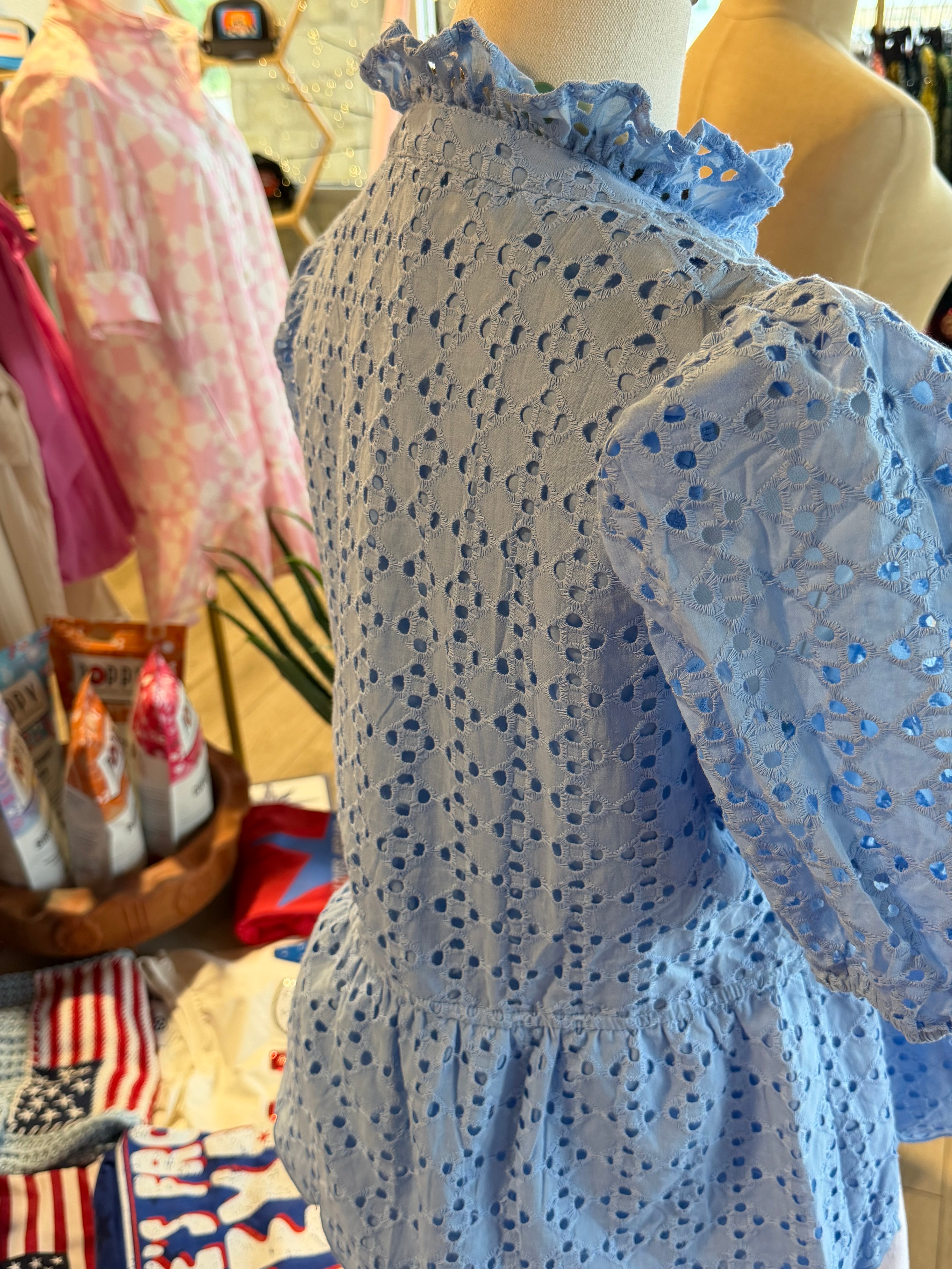 Azalea Eyelet Top
