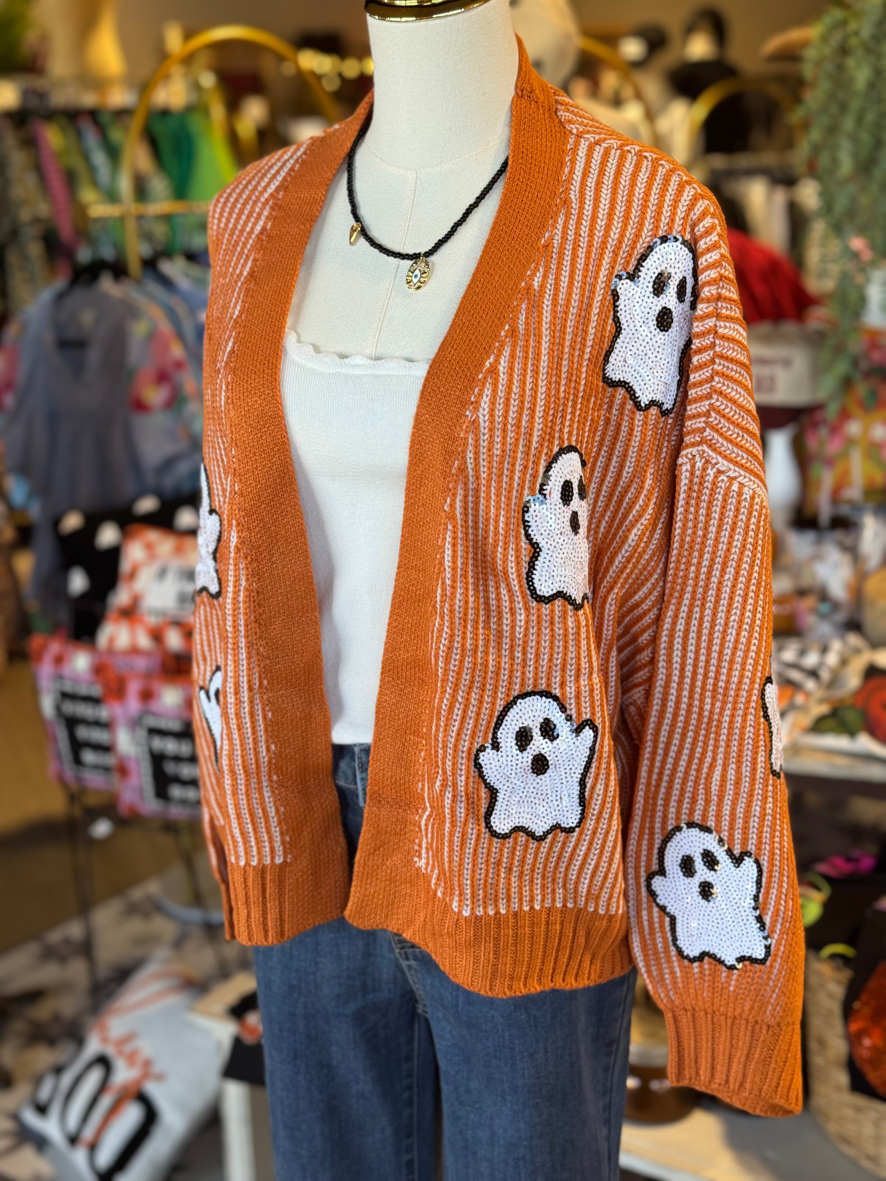 Ghost Sequin Cardigan