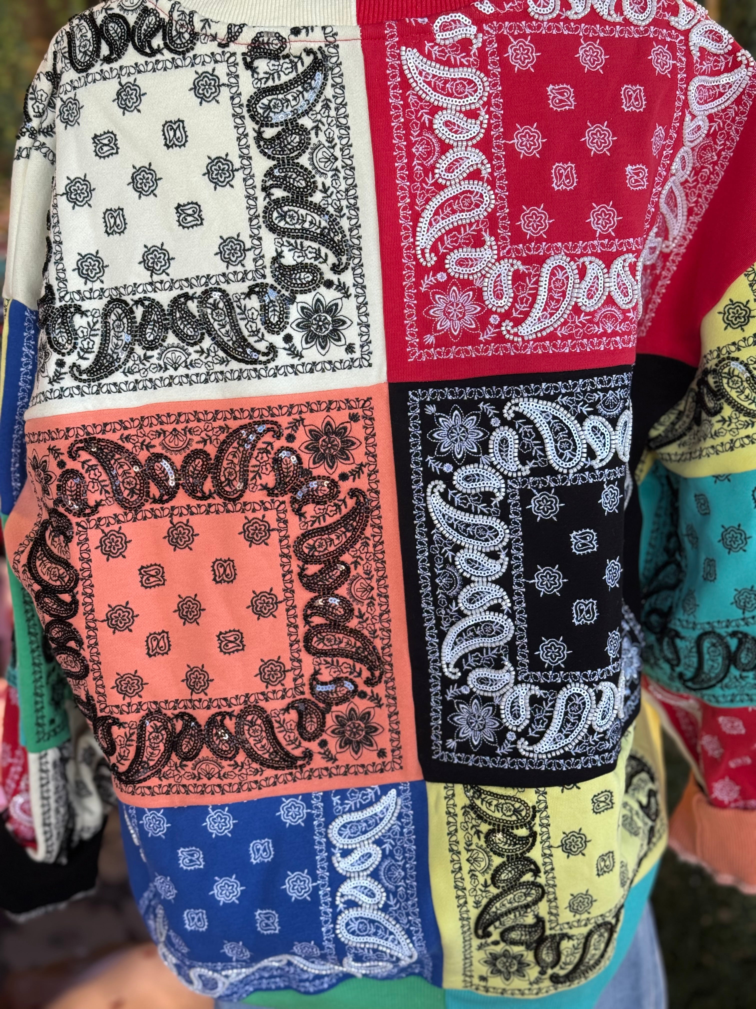 Colorblock Bandana
