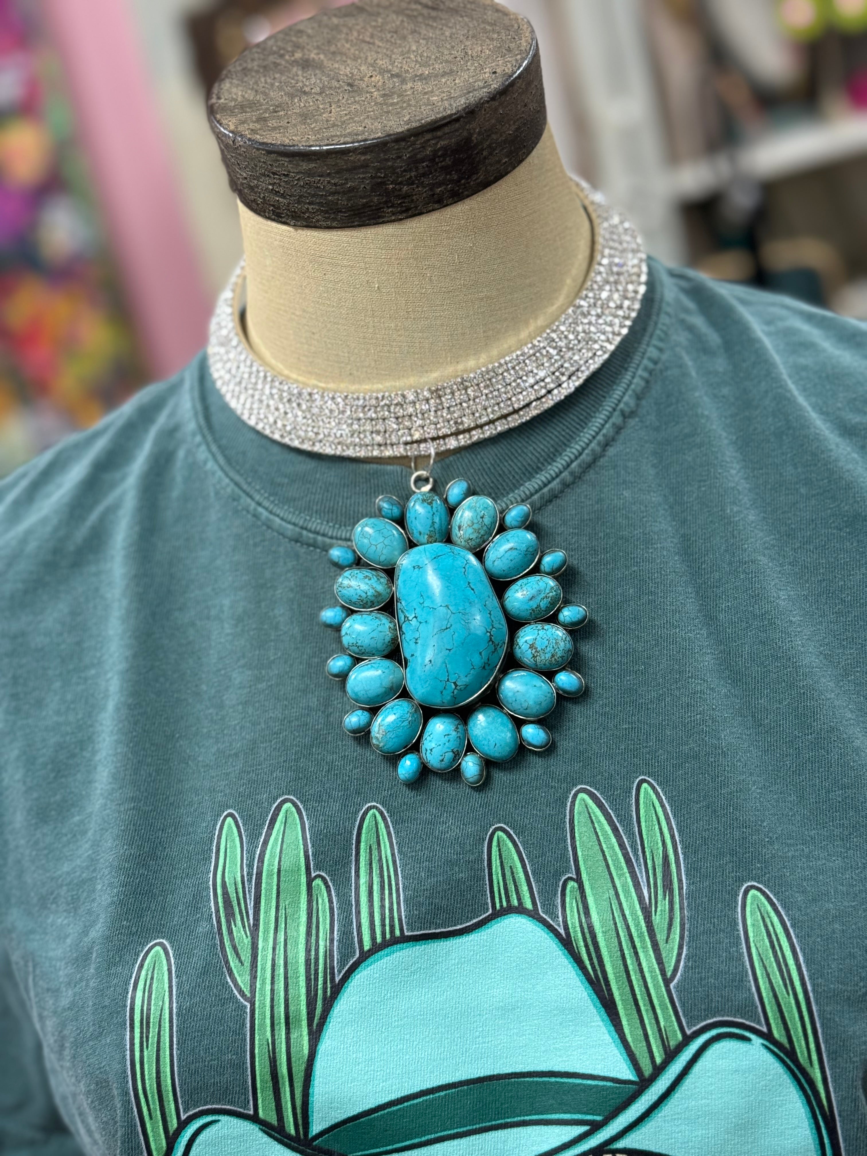 Turquoise Goddess Tee