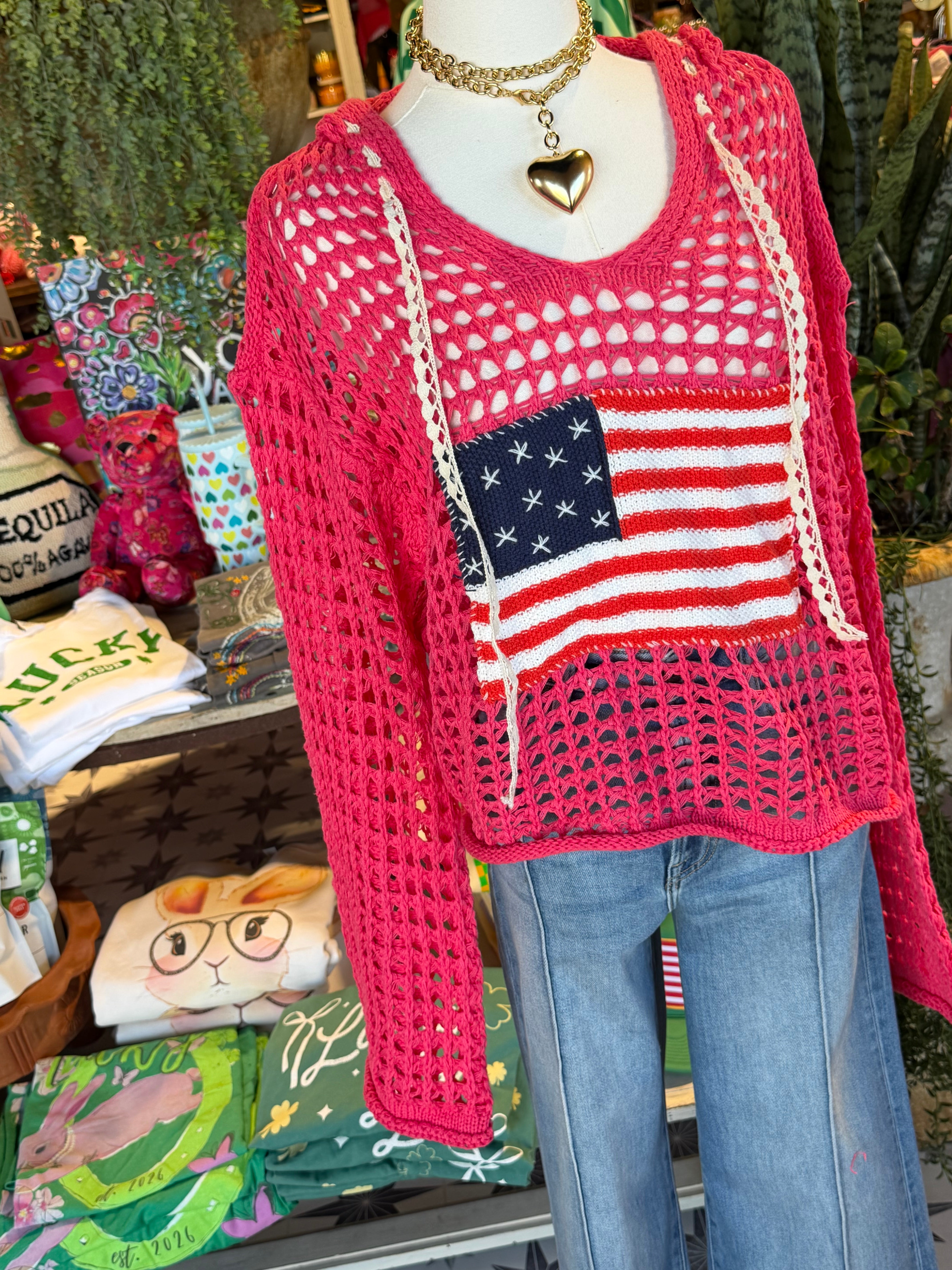 American Flag Hoodie