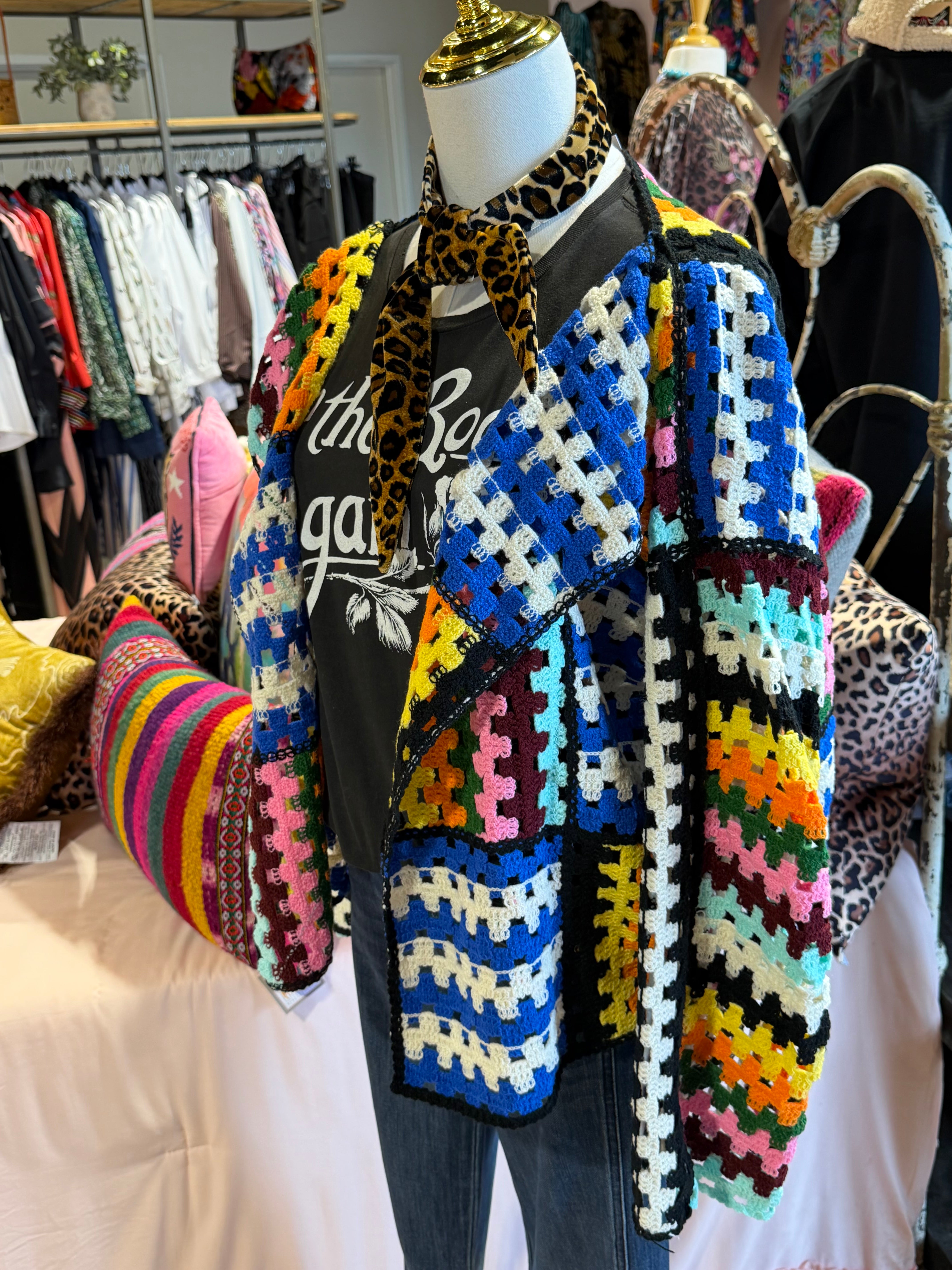 Magpie Crochet Cardigan