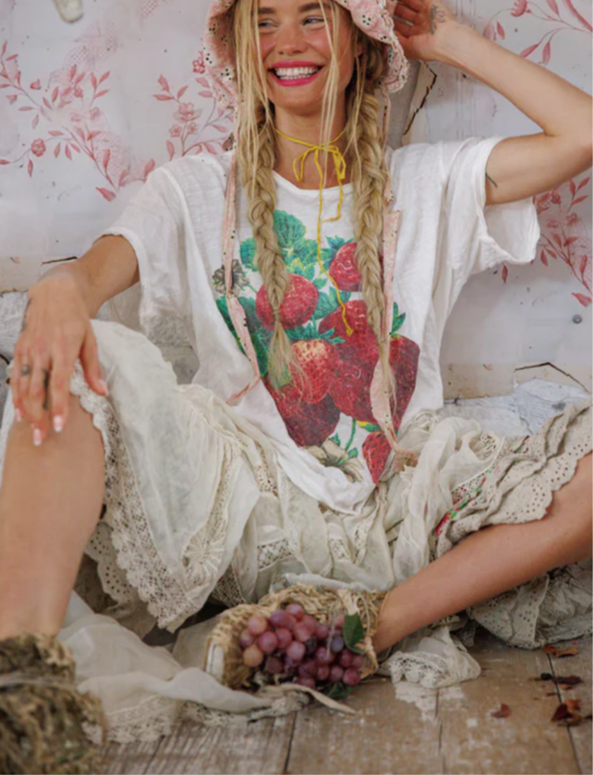 Strawberry Bloom Tee