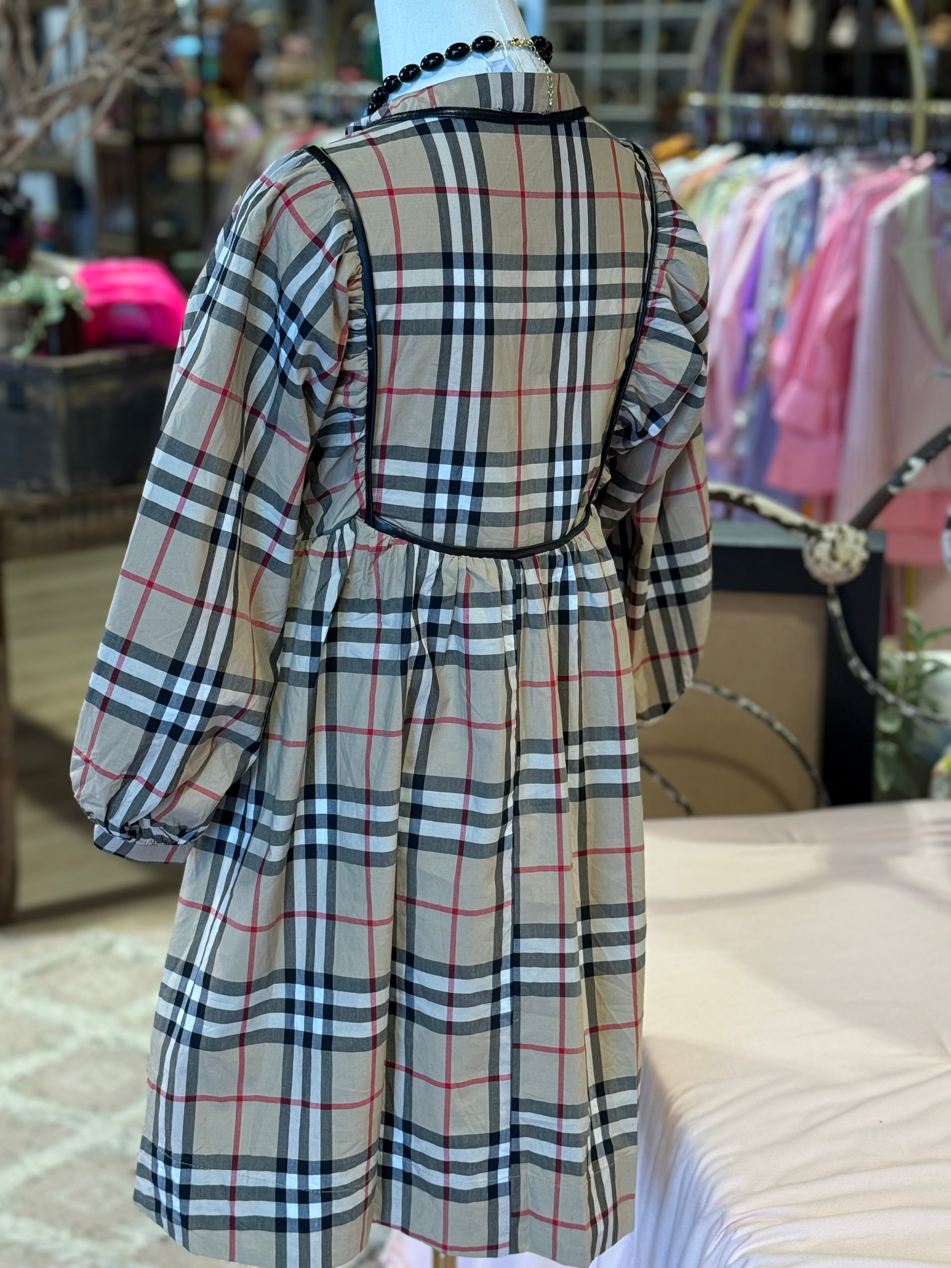 Nancy Beth Plaid Dress