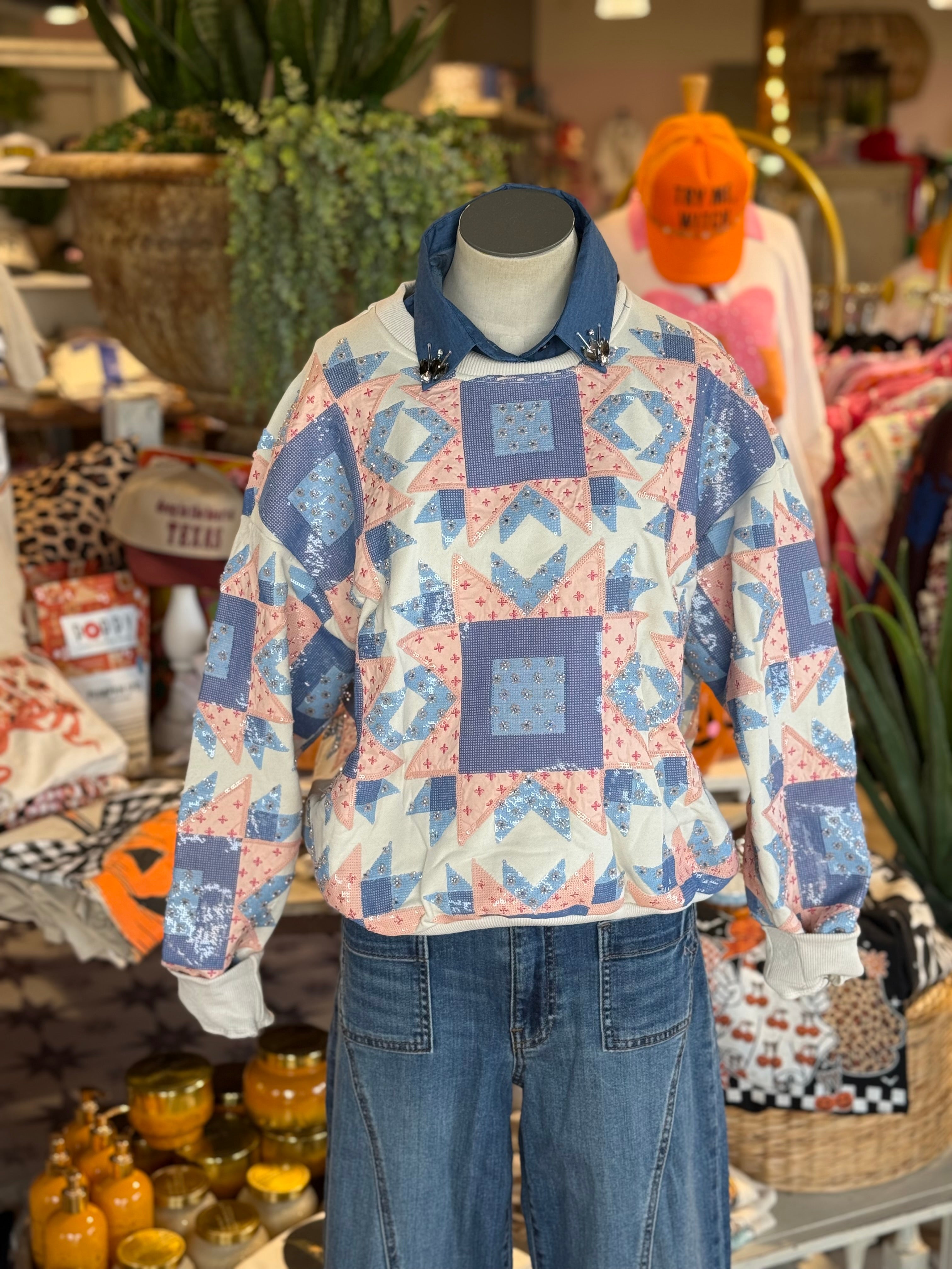 Patchwork Sweatshirt