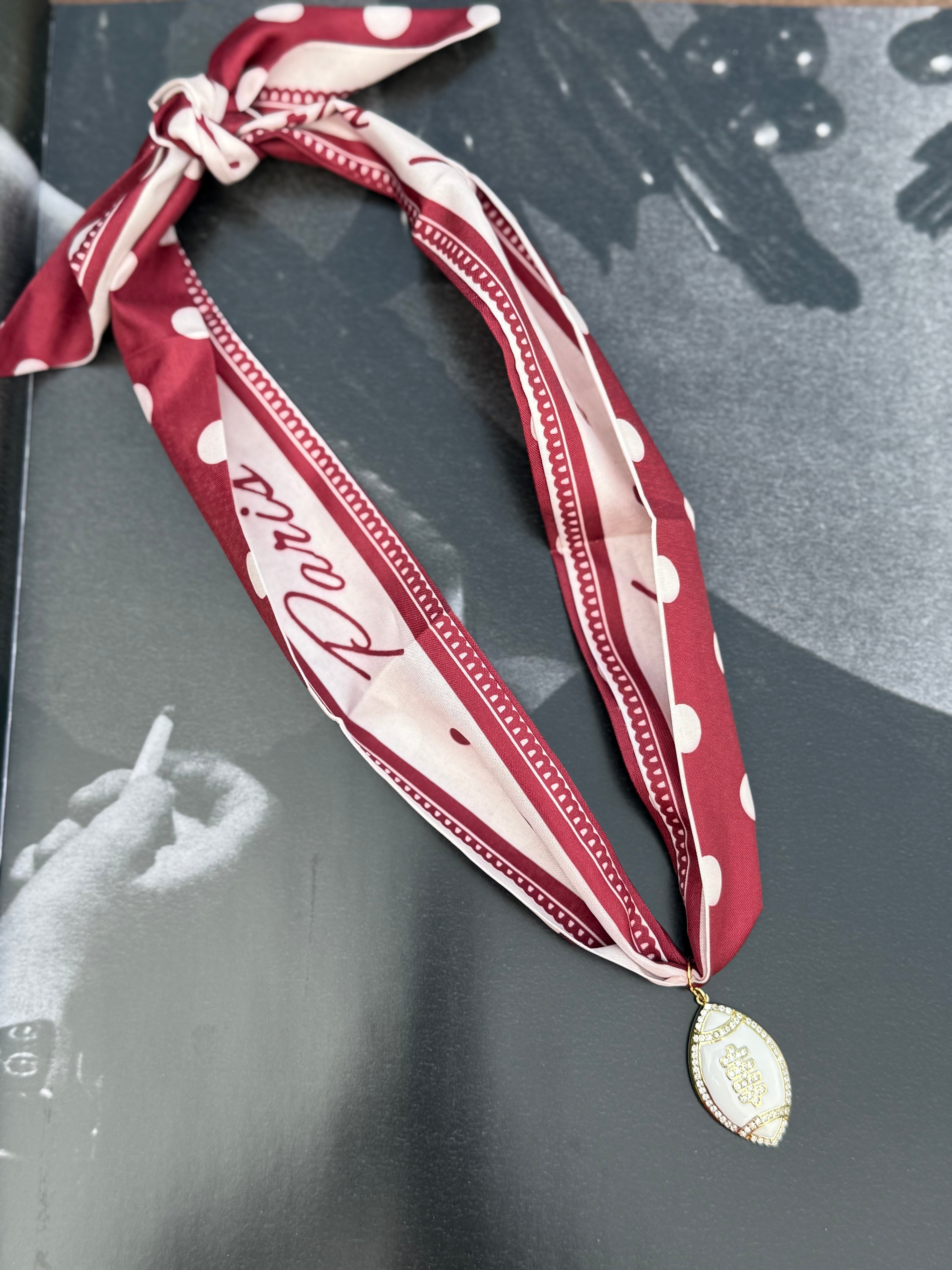 Game Day Scarf Necklace- Assorted