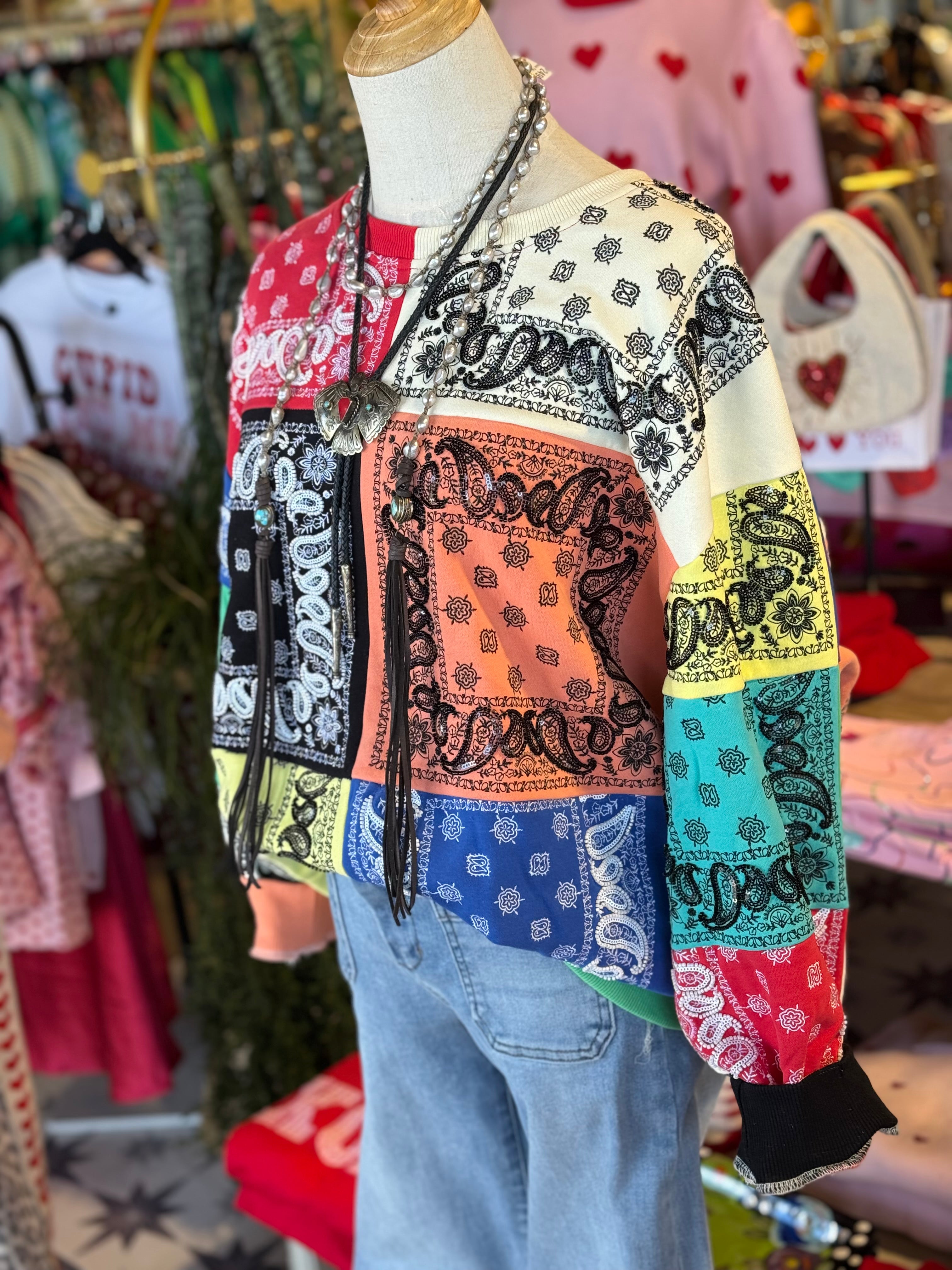 Colorblock Bandana