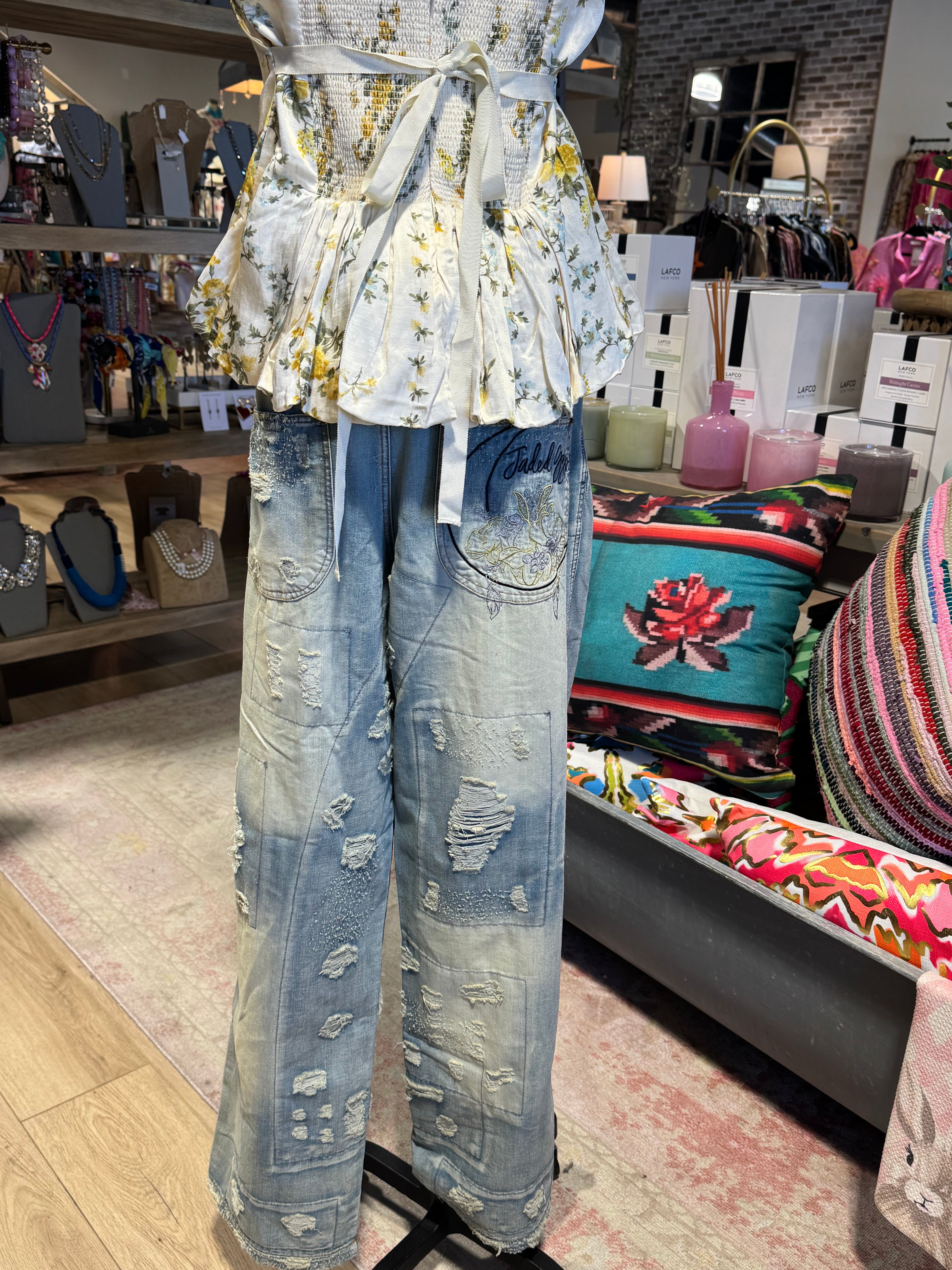 Classic Peace and Love Jeans