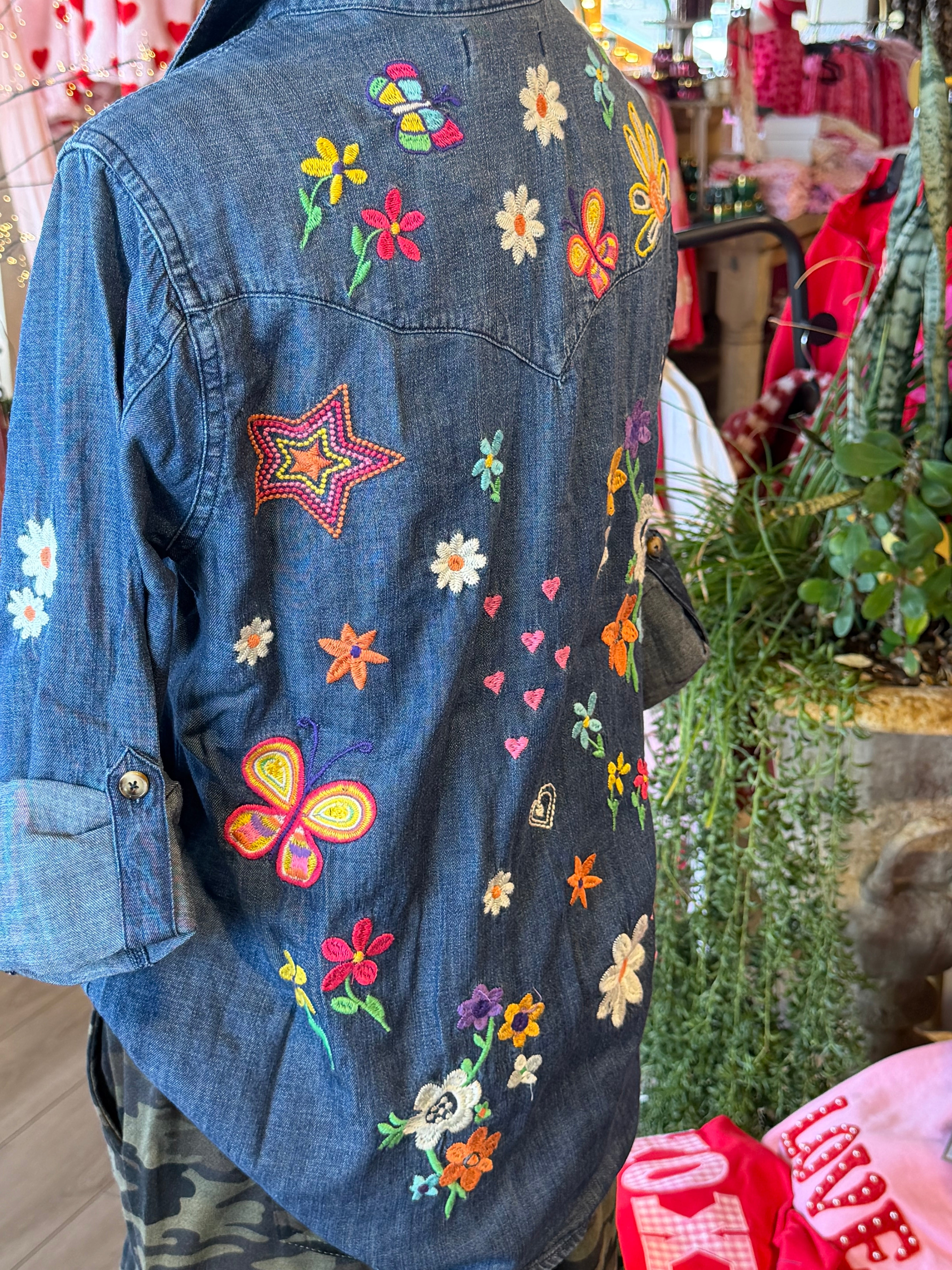 Sketchbook Denim Top