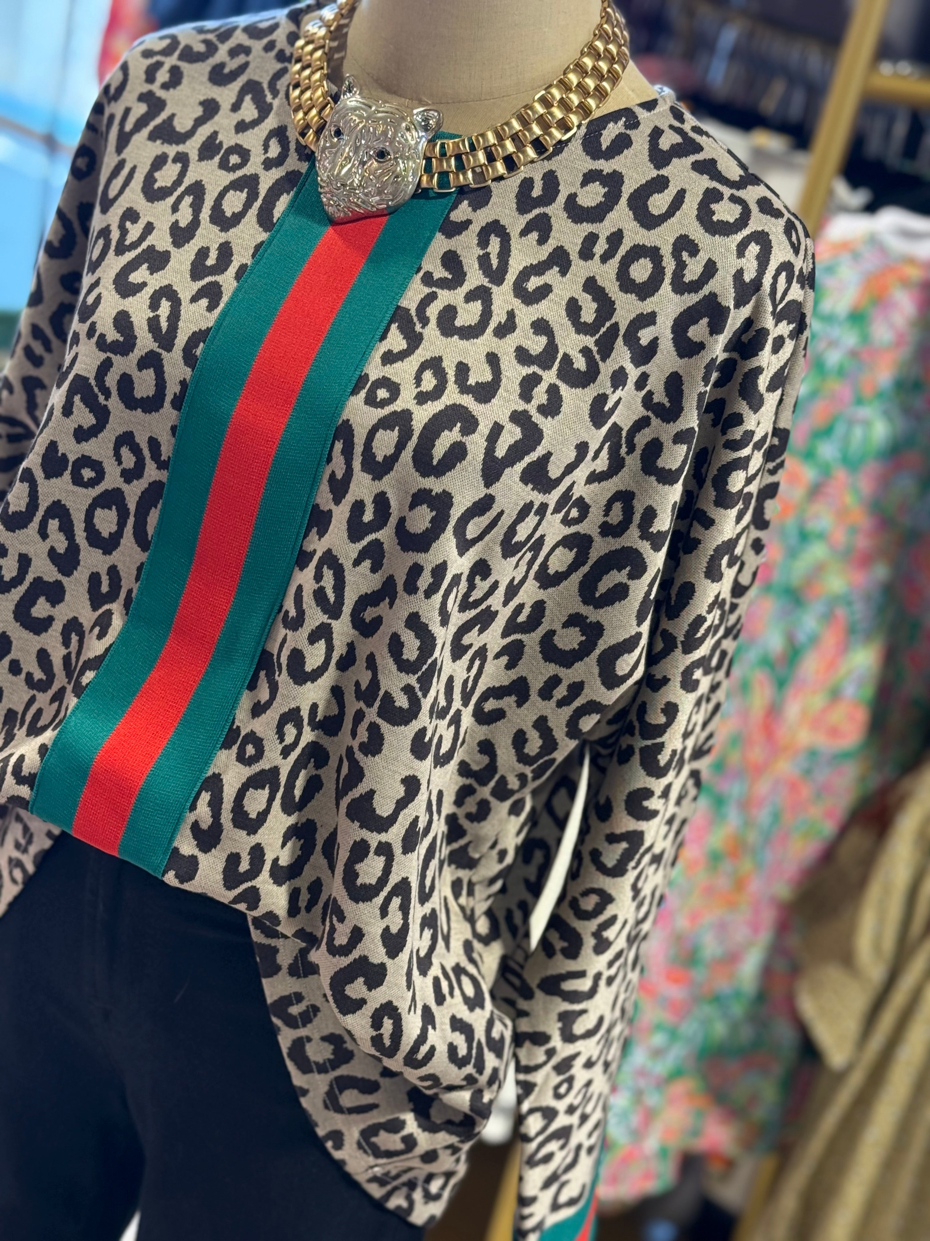 Callie Leopard Sweater- 2 Colors