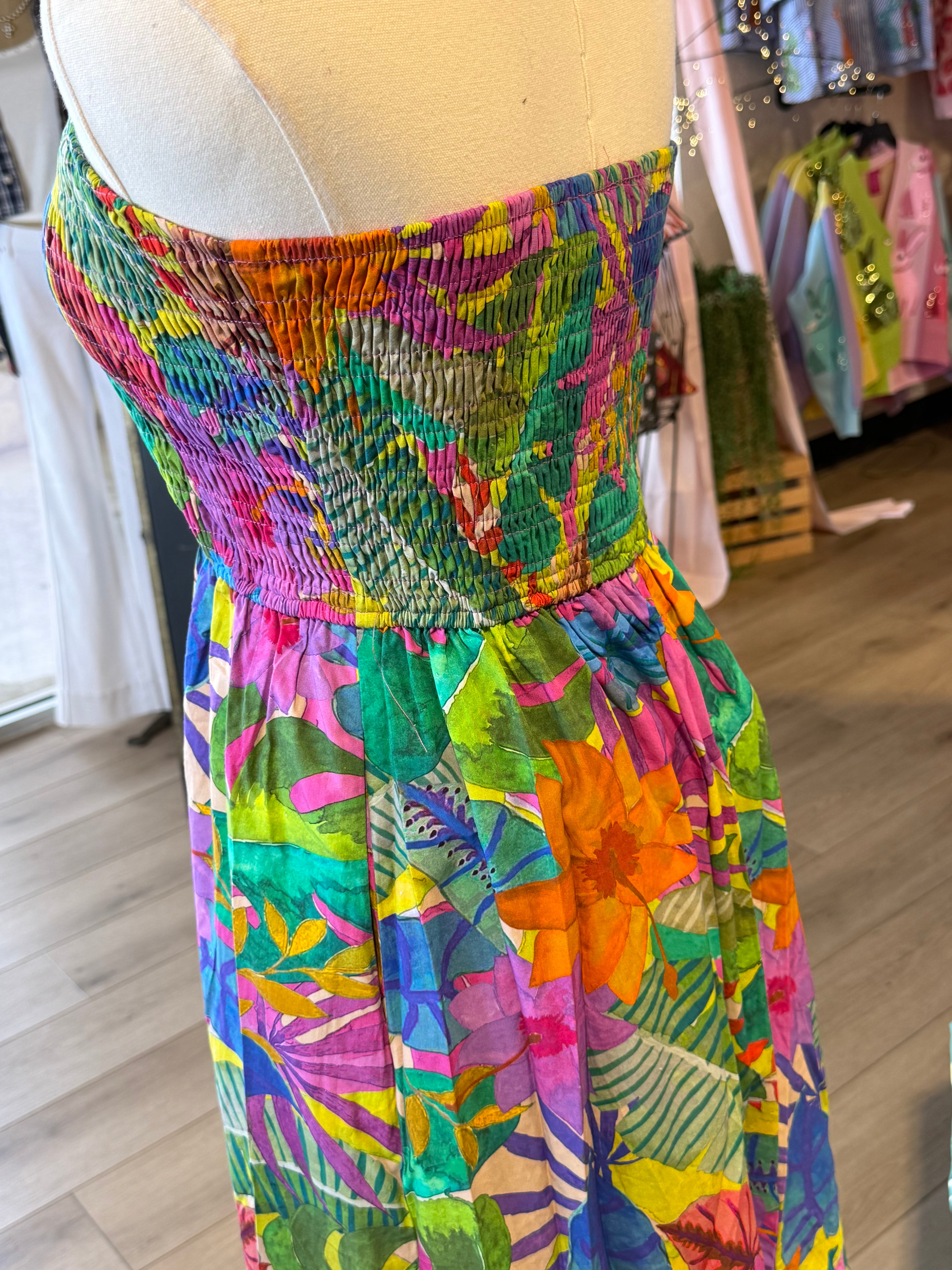 Smocked Goddess Dress