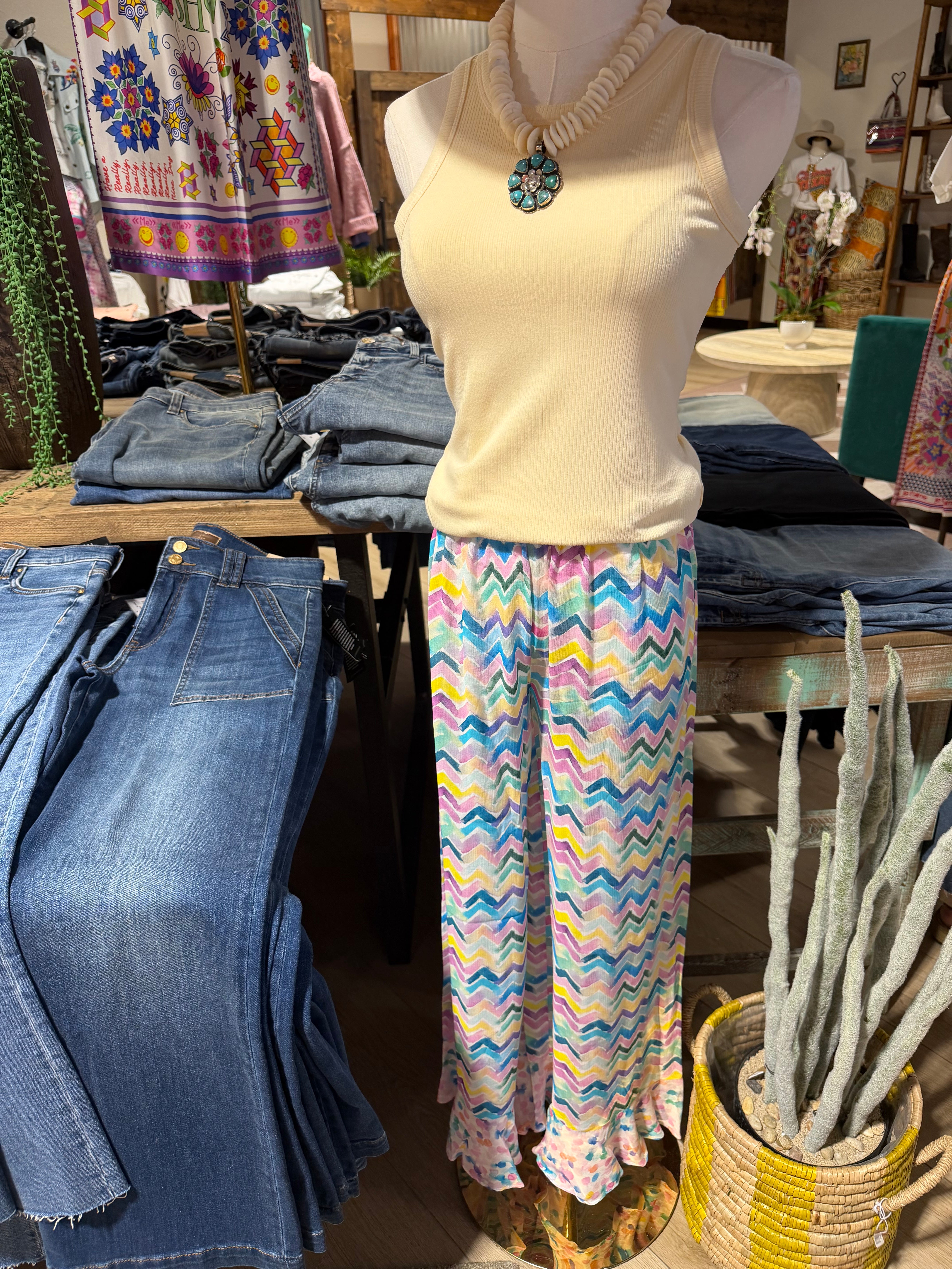Rosie Zig Zag Pants