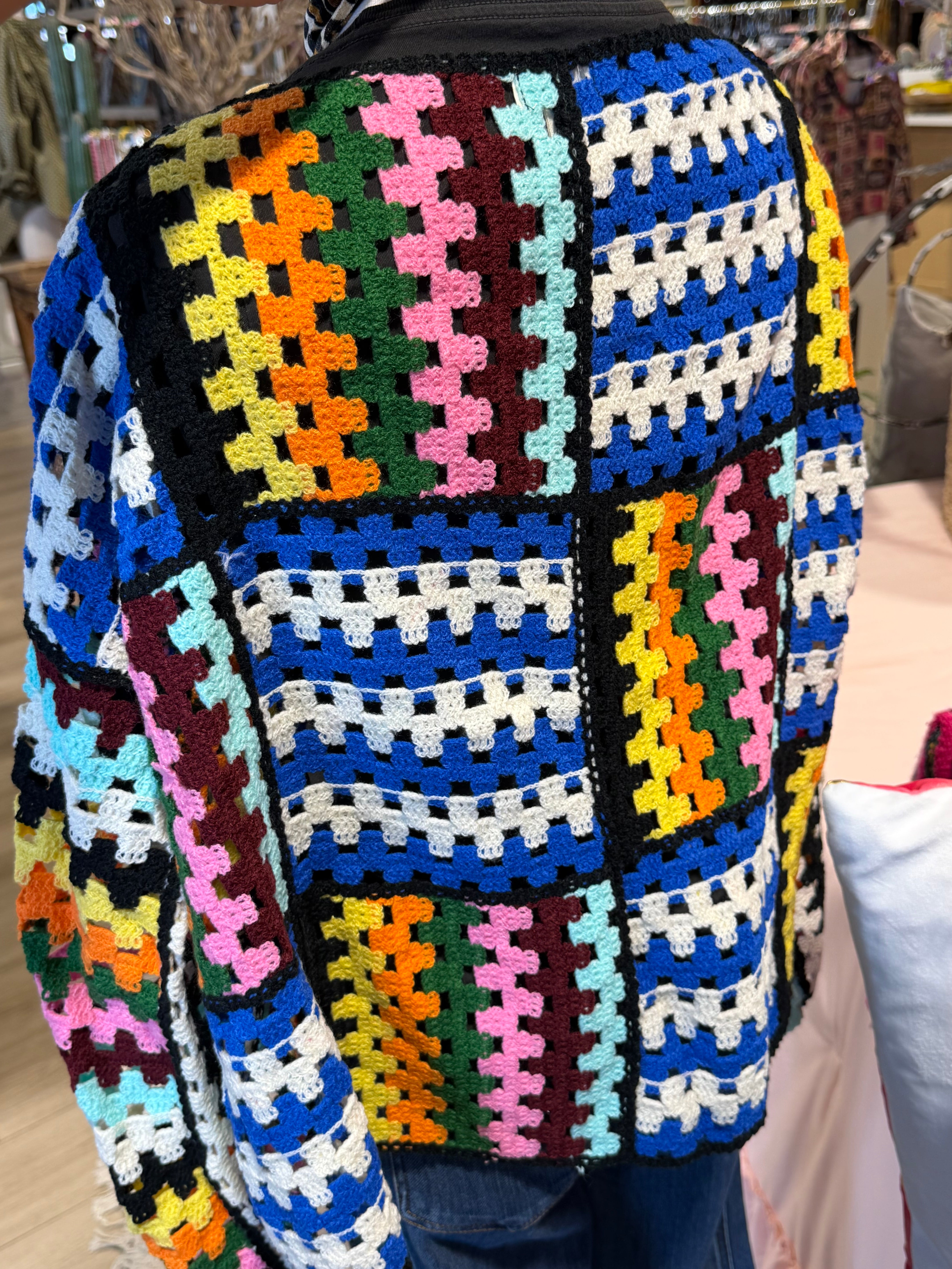 Magpie Crochet Cardigan