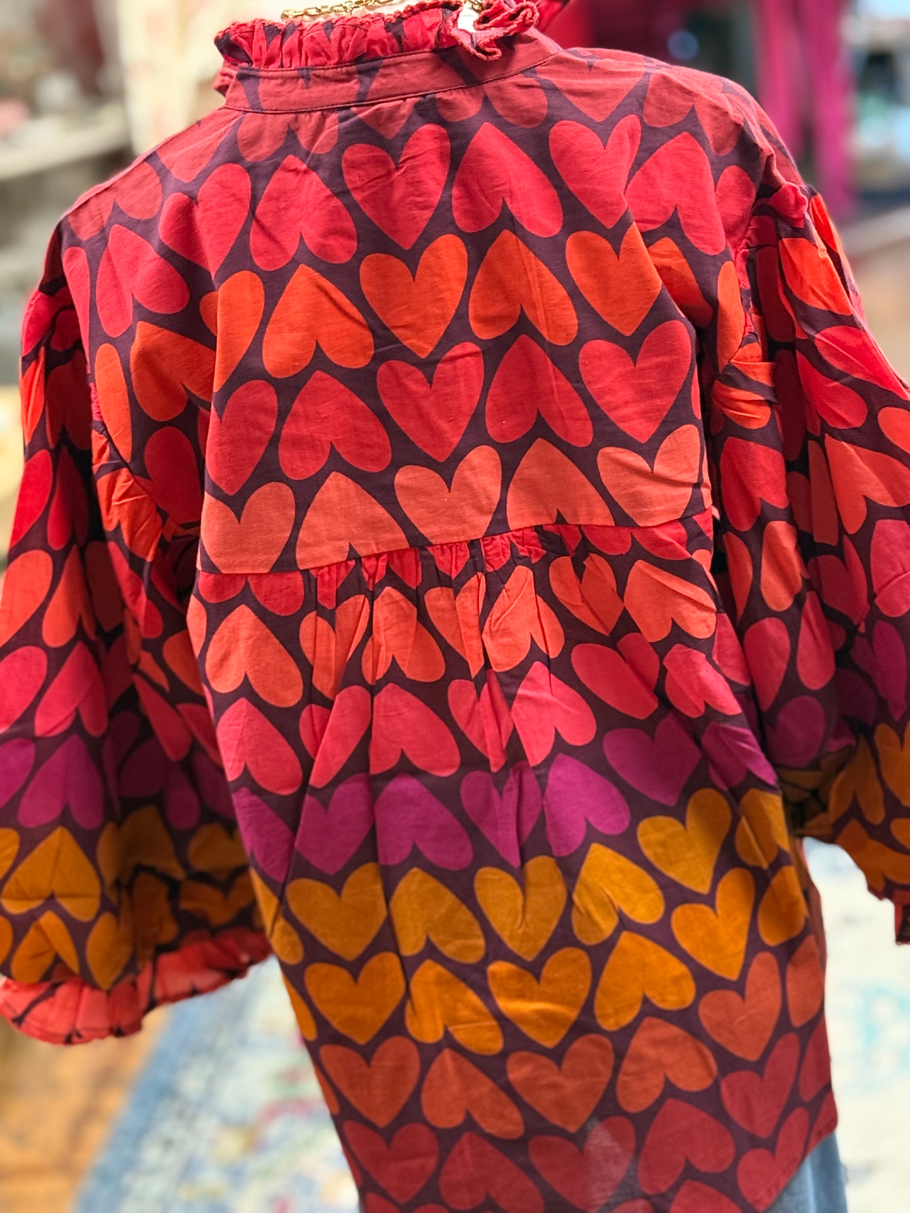 Ombre Heart Top