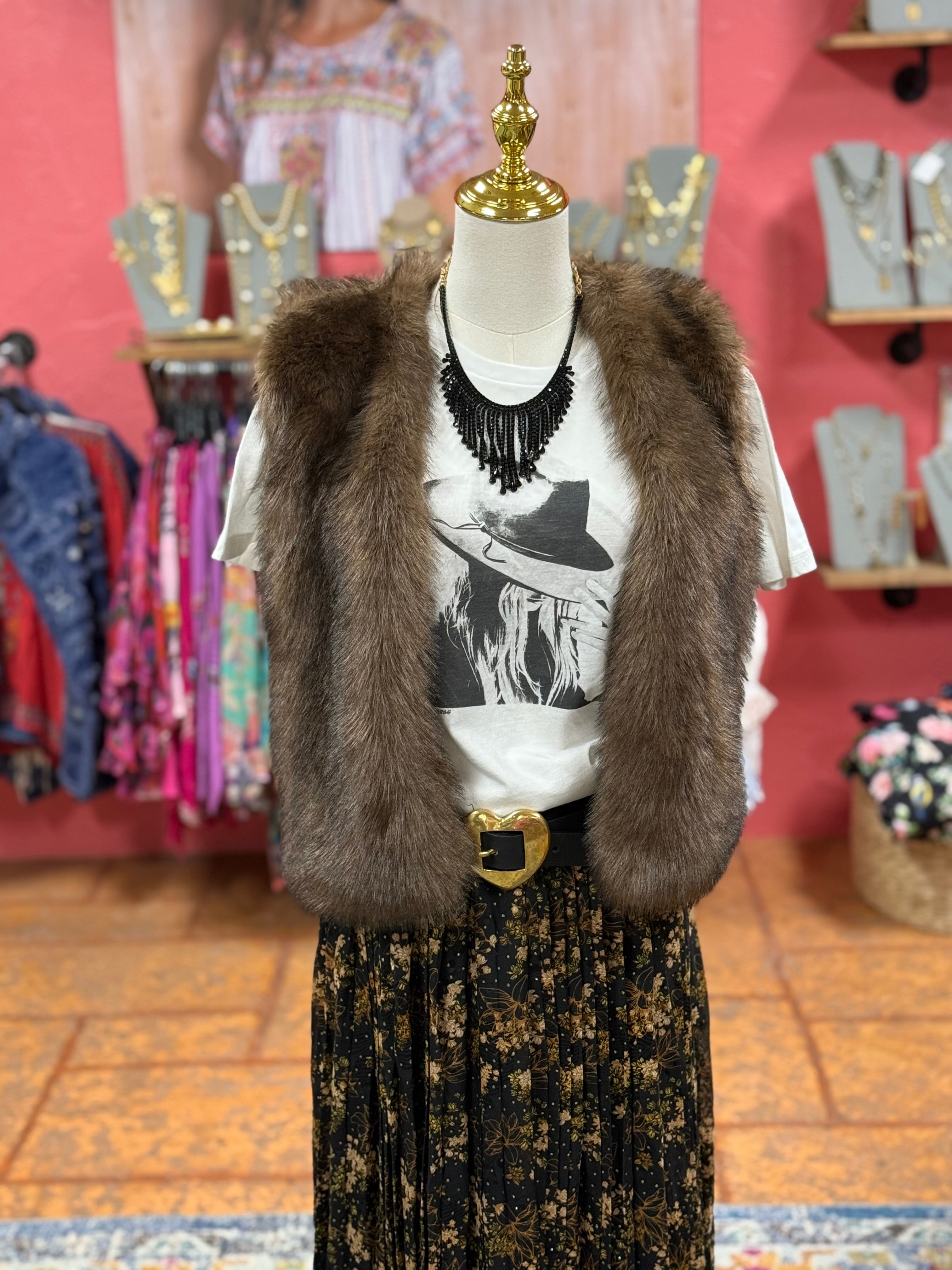 Roxy Fur Vest