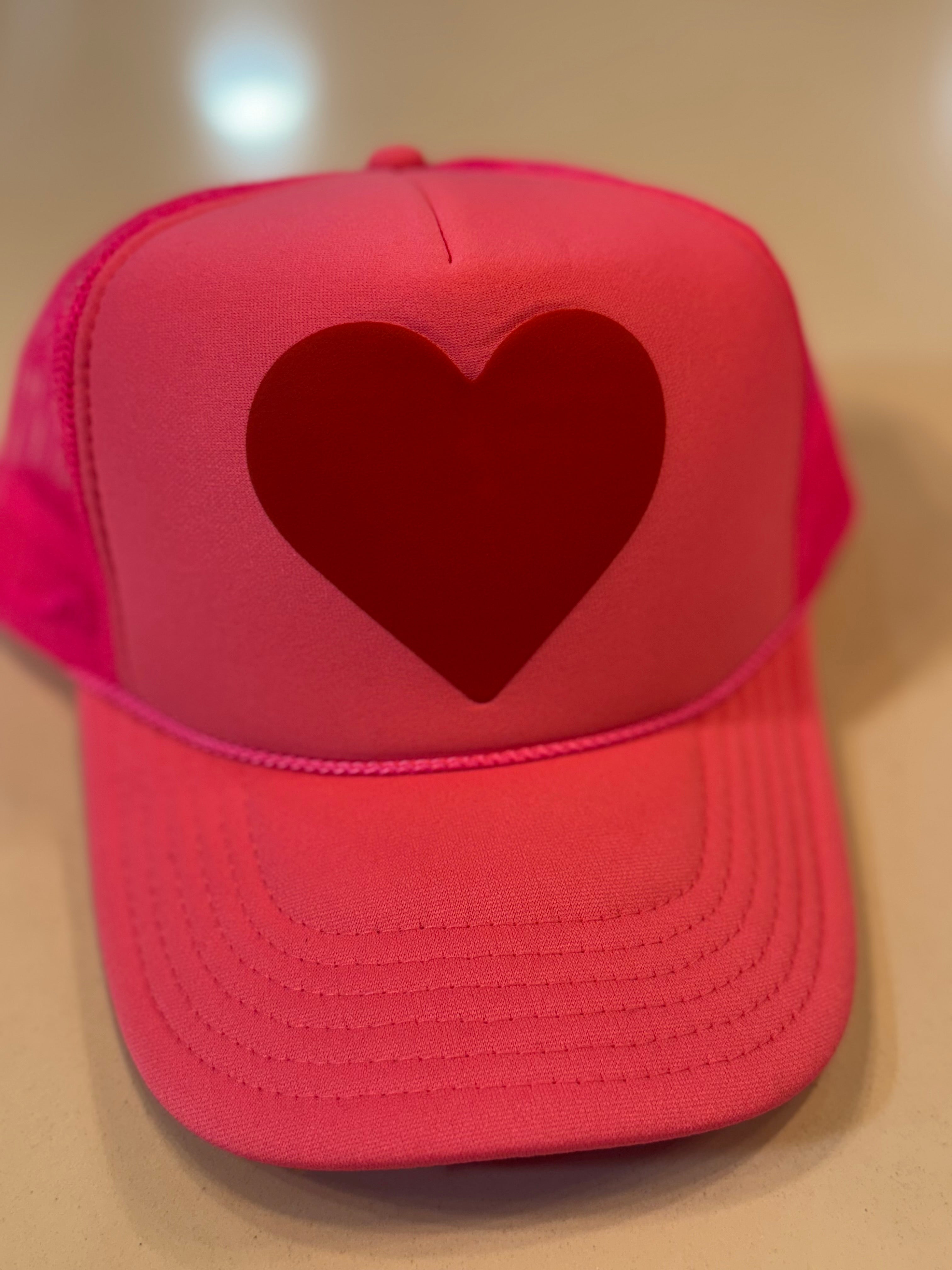 Classic Heart Neon Trucker