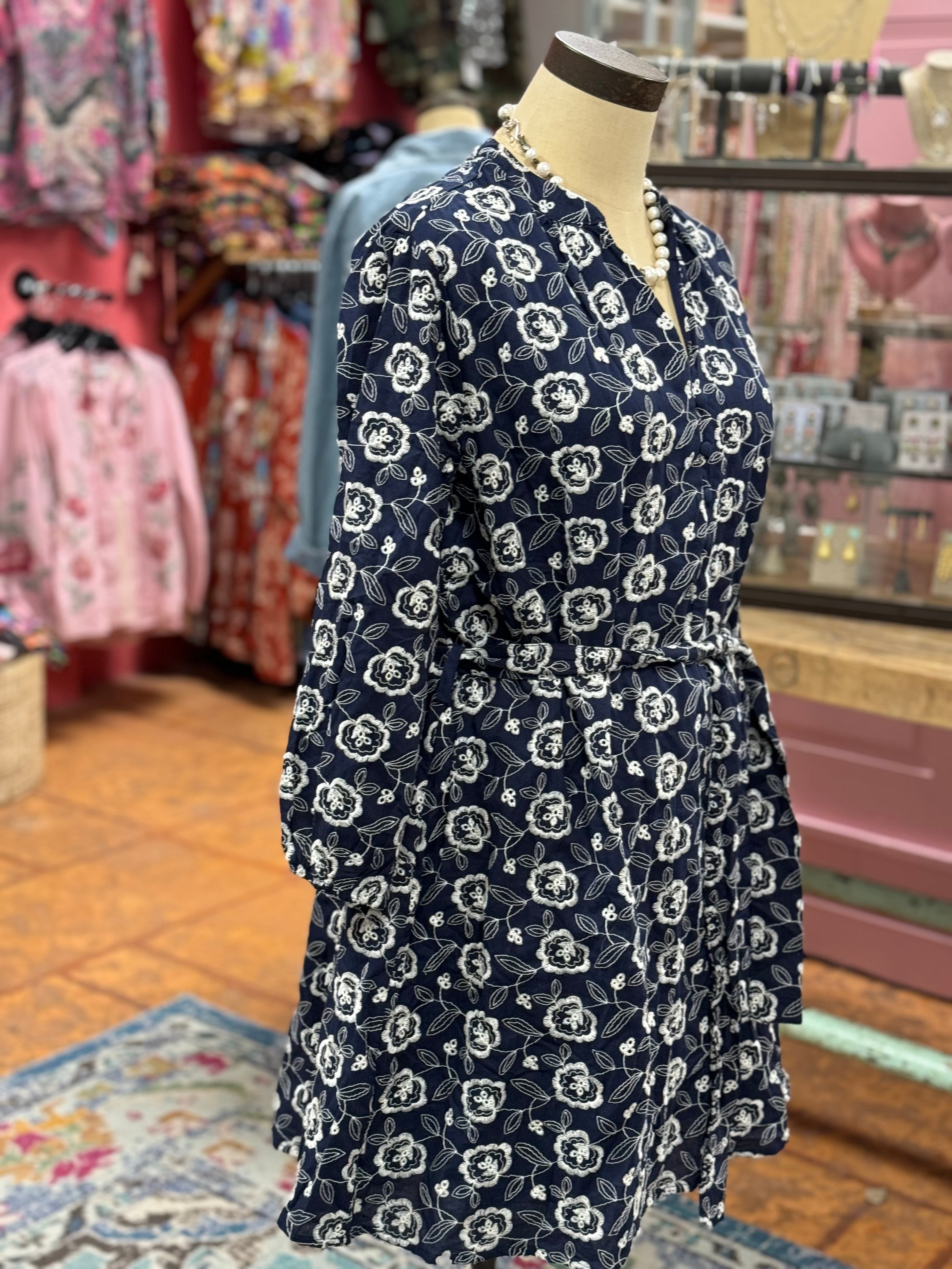 Navy Jane Dress