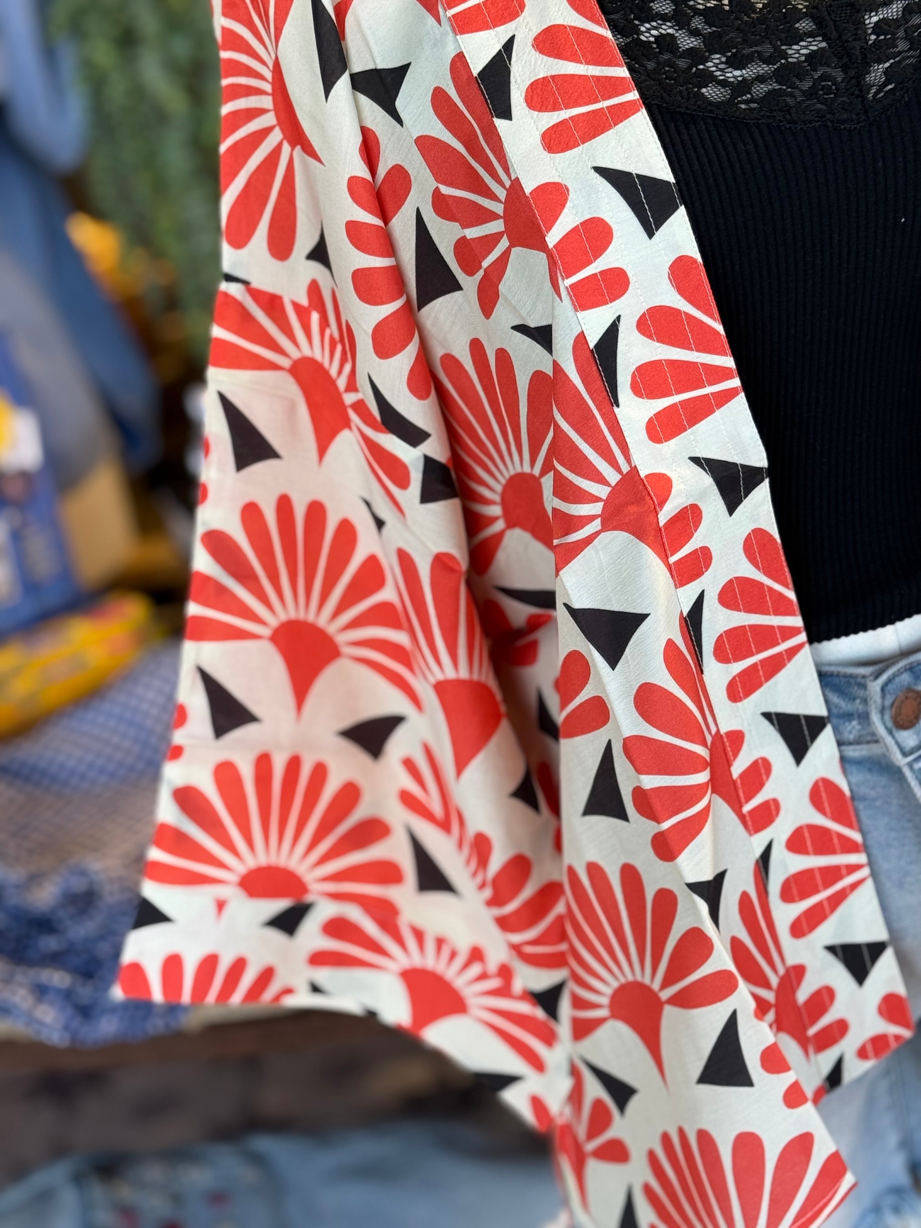 Fresno Fan Kimono- 2 Styles