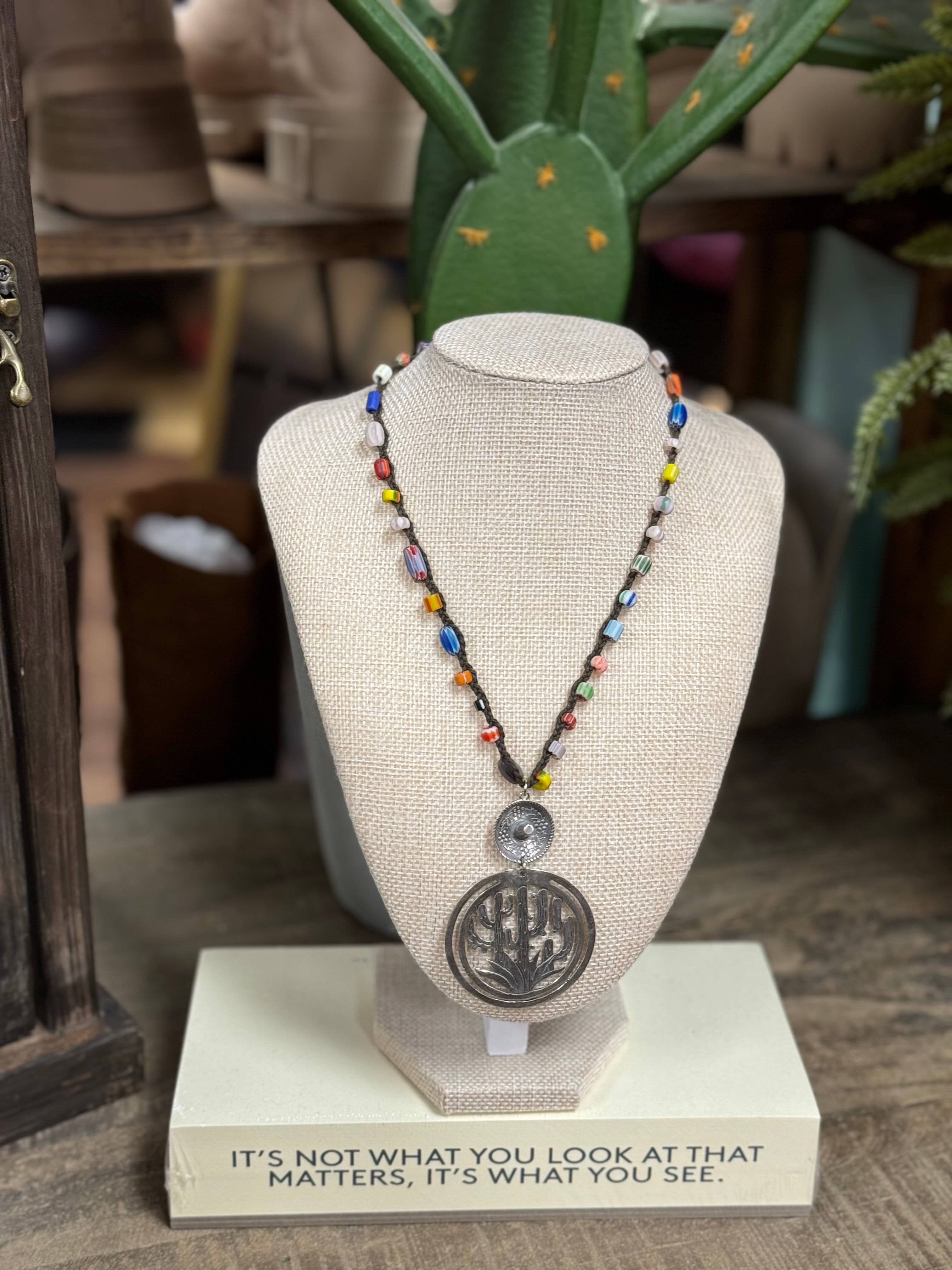 Sombrero Cactus Necklace