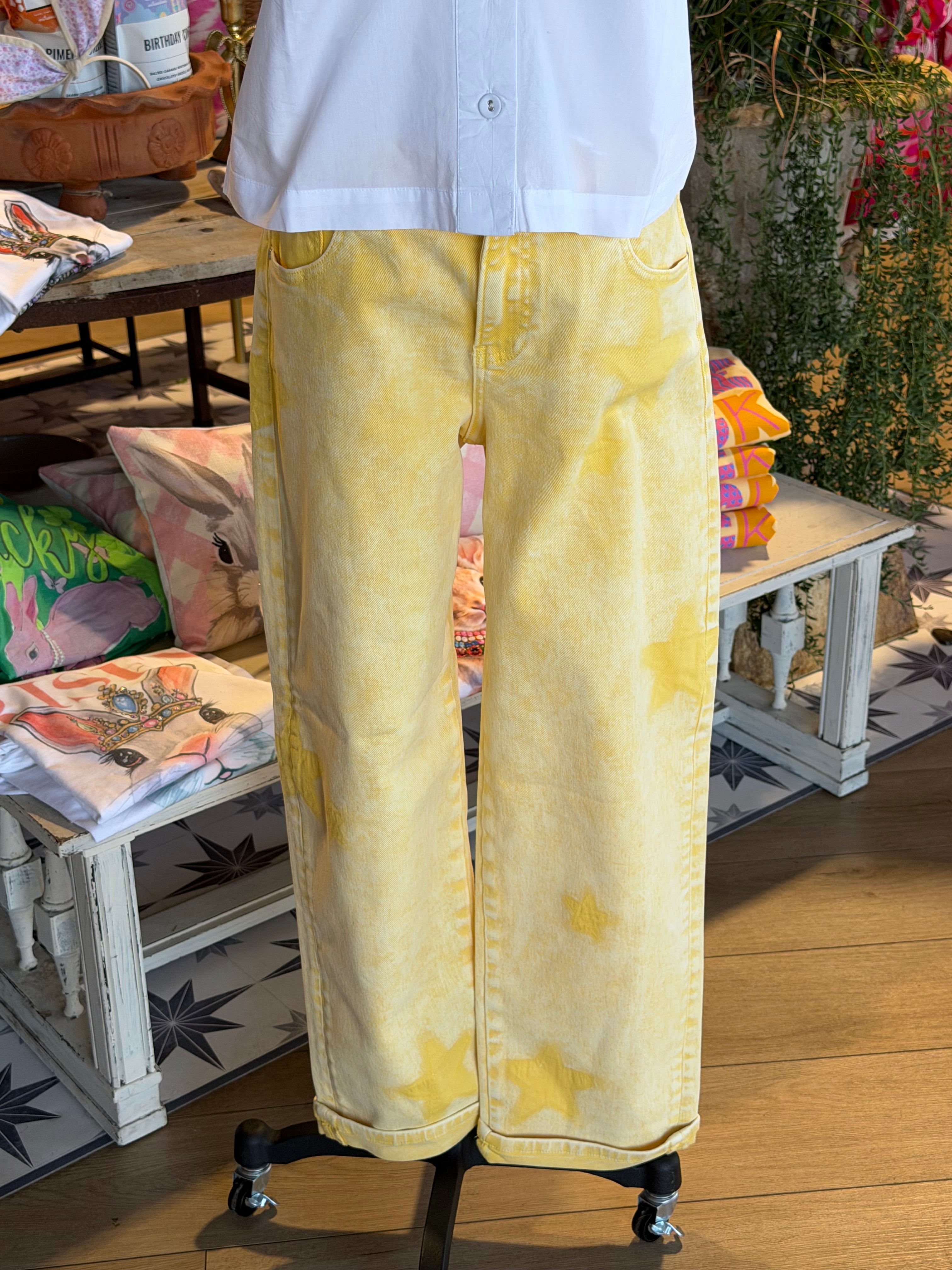 Boyfriend Jean- Yellow