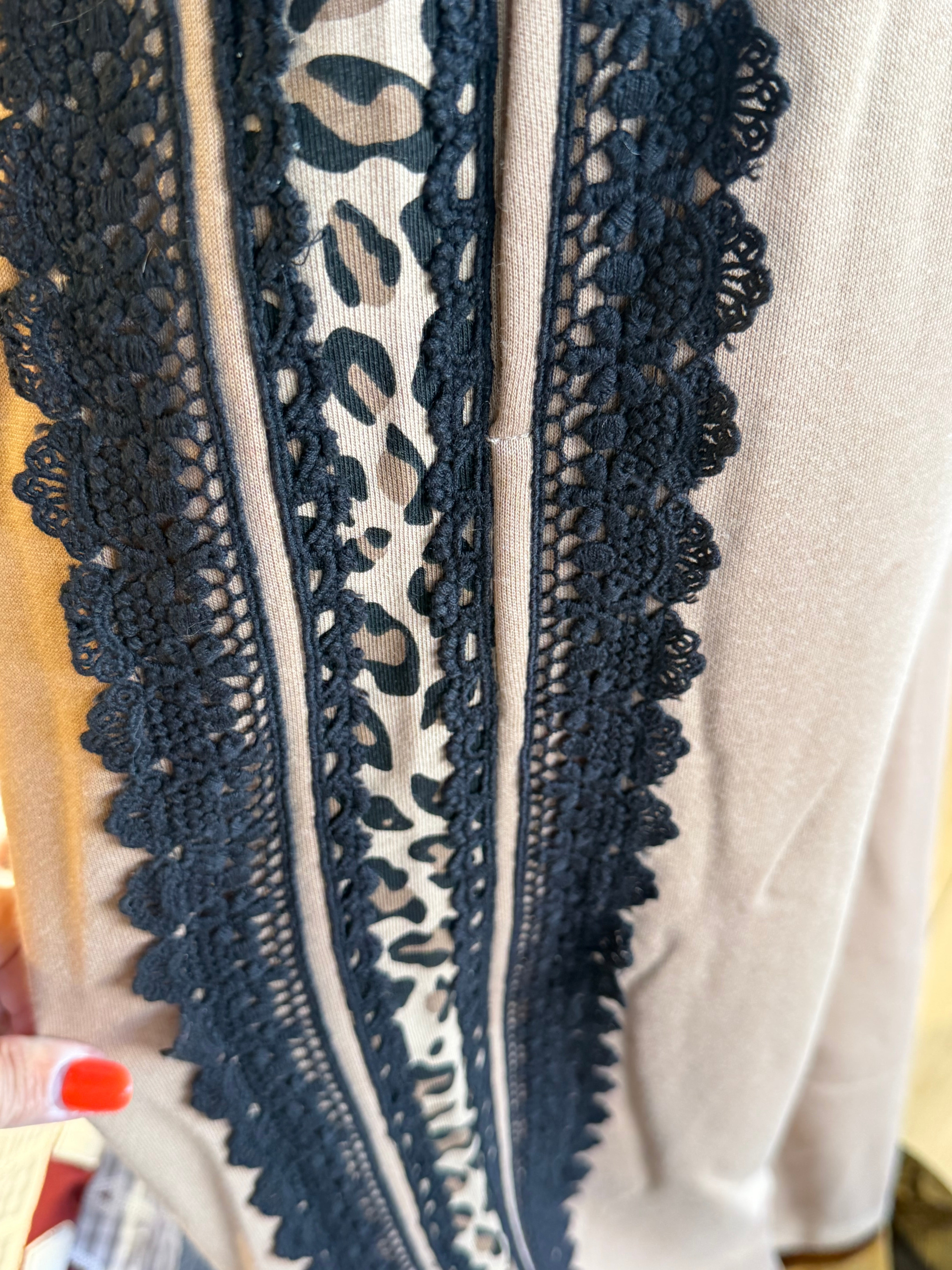 LACE SIDE-STRIPE SWEATPANTS