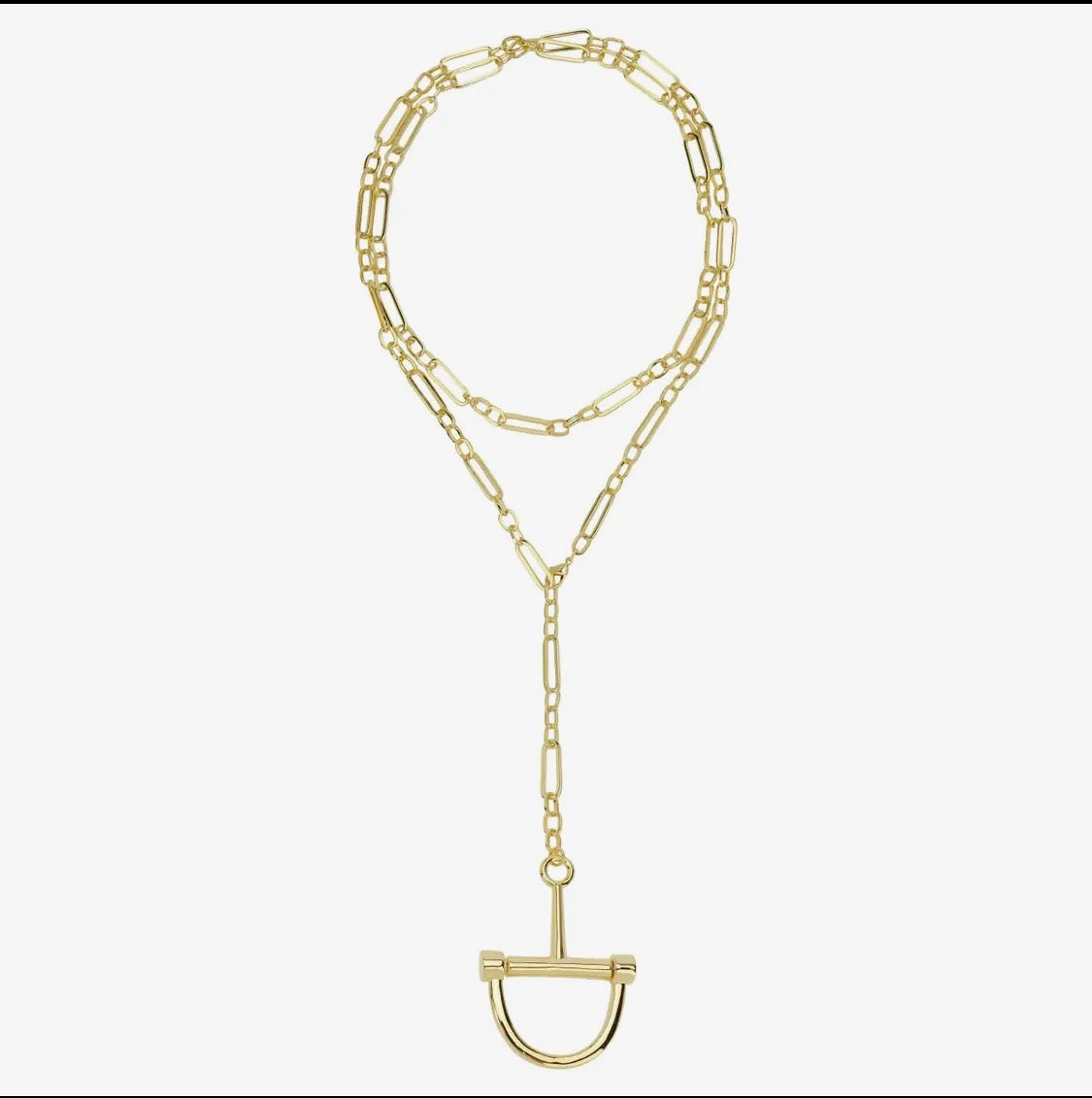 Stirrup Chain Necklace