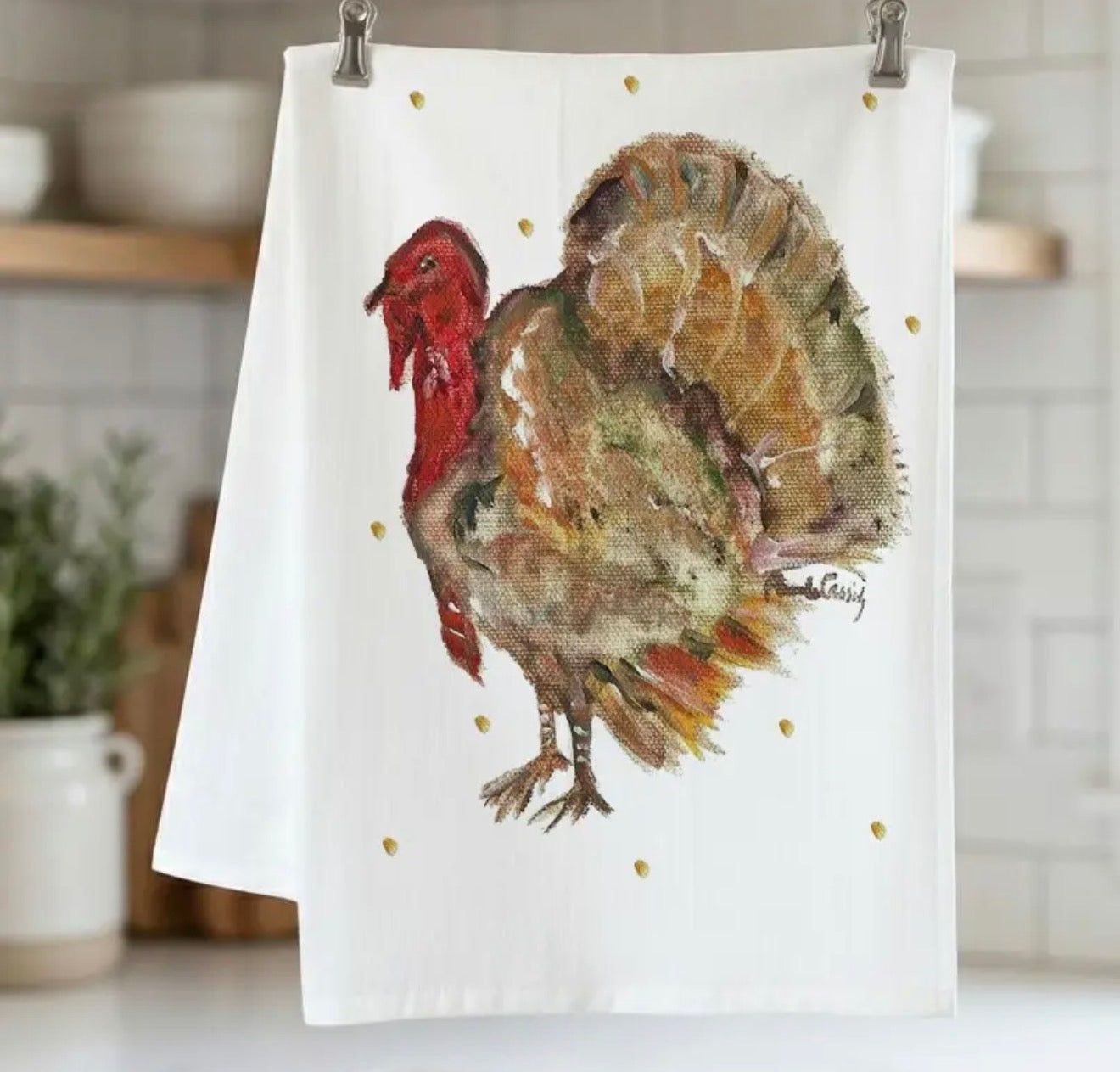 Give Thanks Kitchen Towel- Assorted