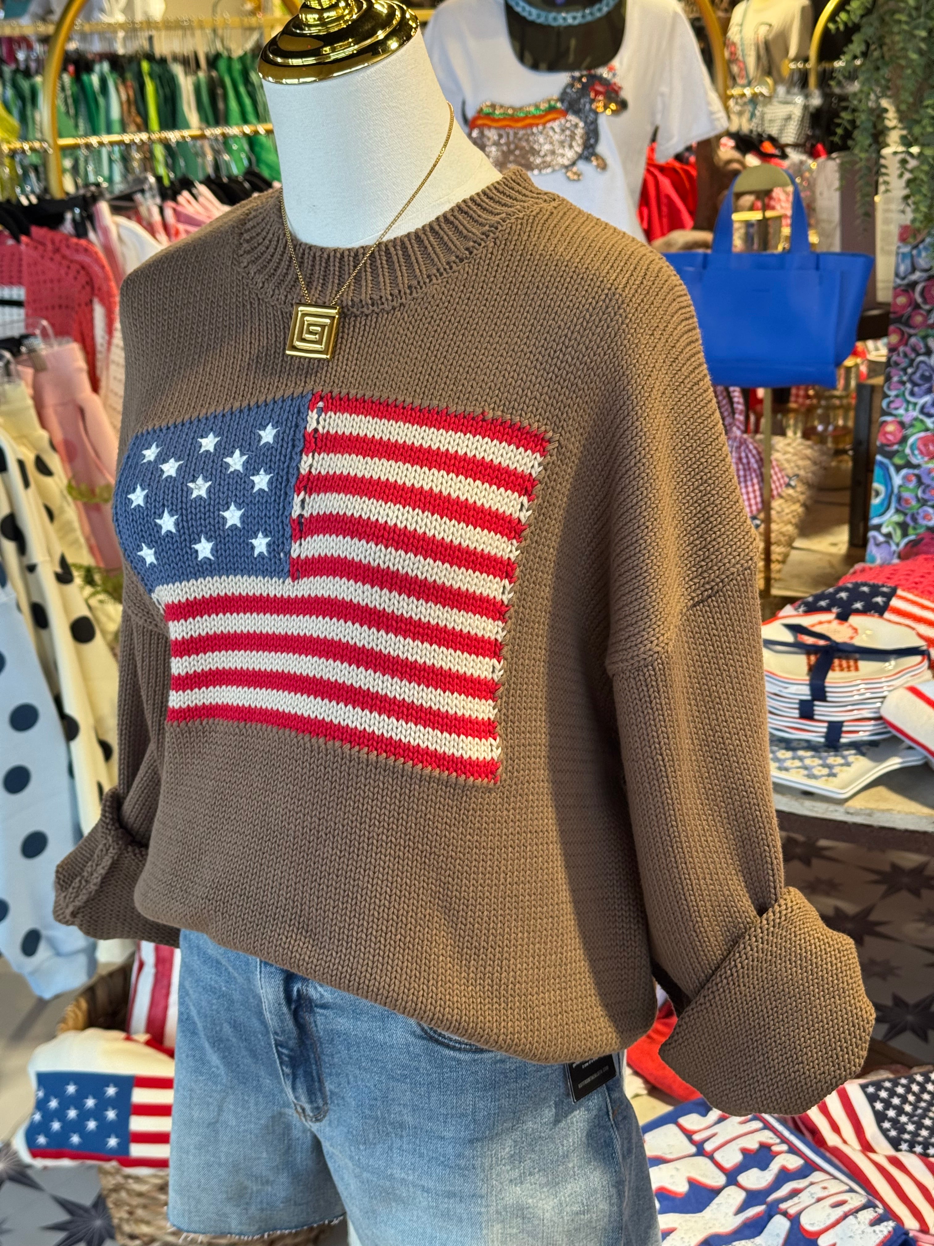 Amelia Flag Sweater