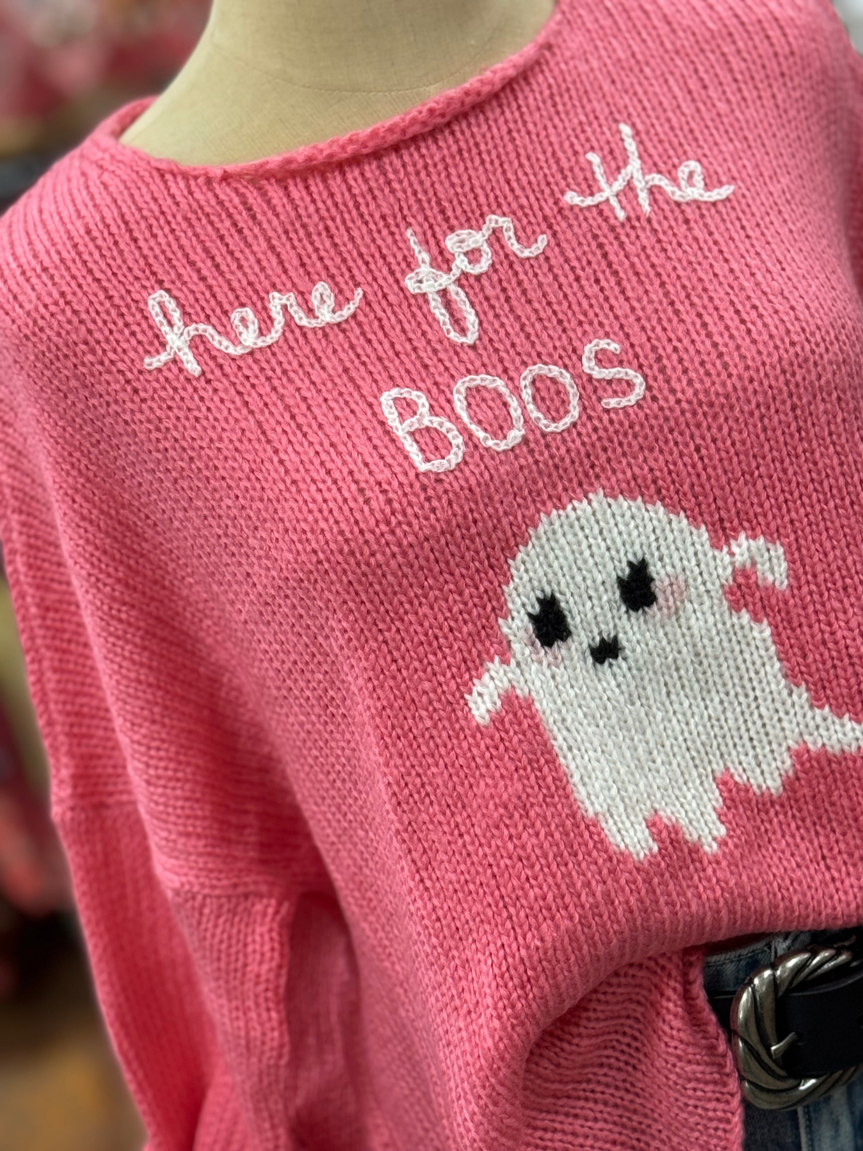 Here For The Boos Sweater