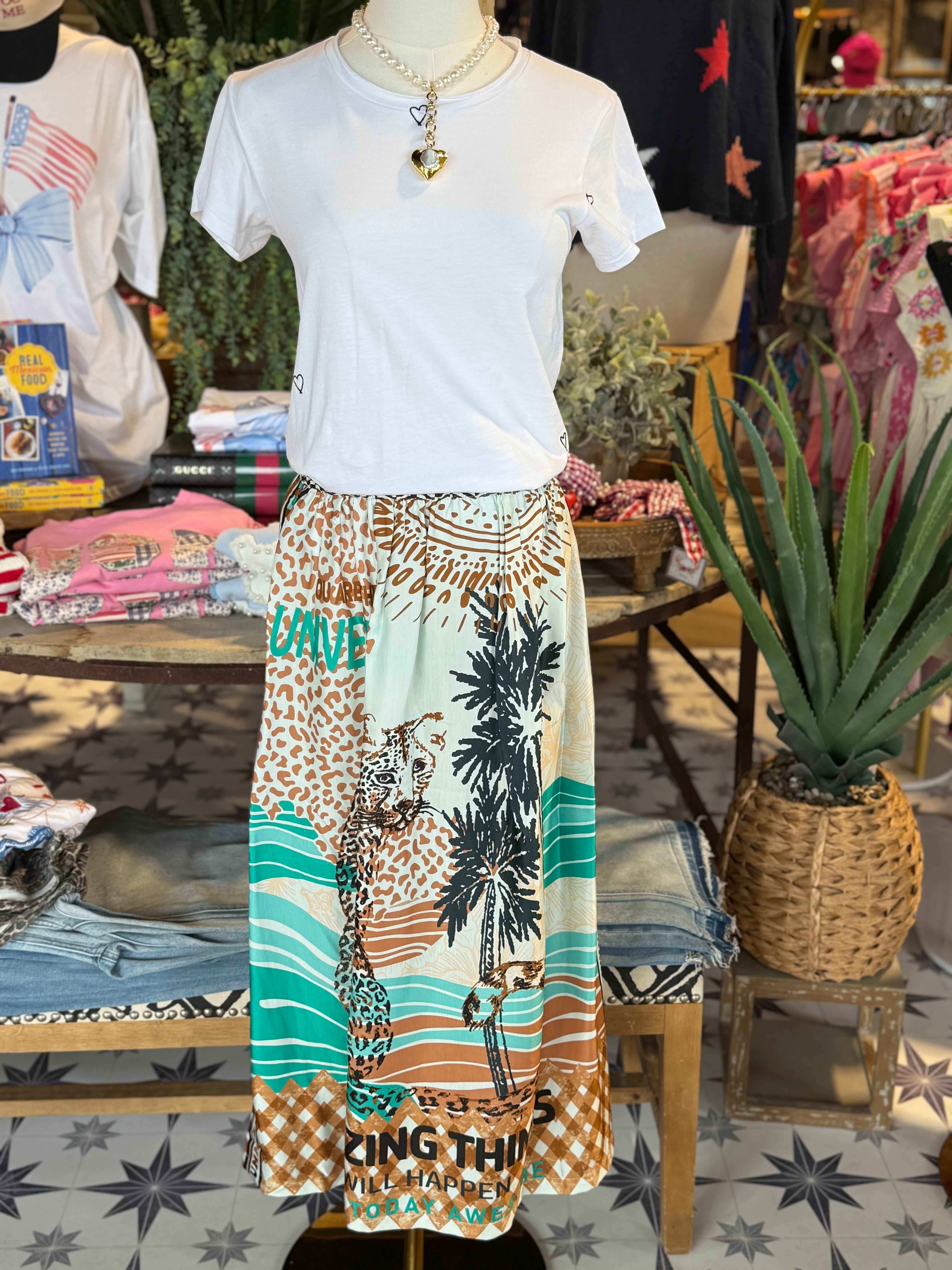 Tropical Safari Skirt