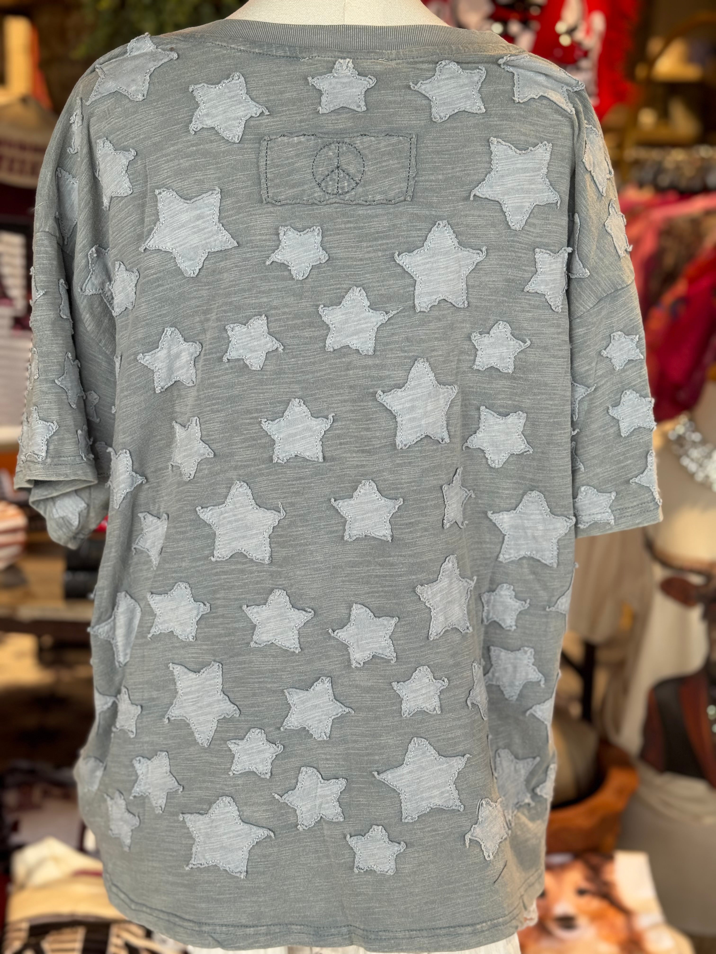 Blue  Skies Star Tee