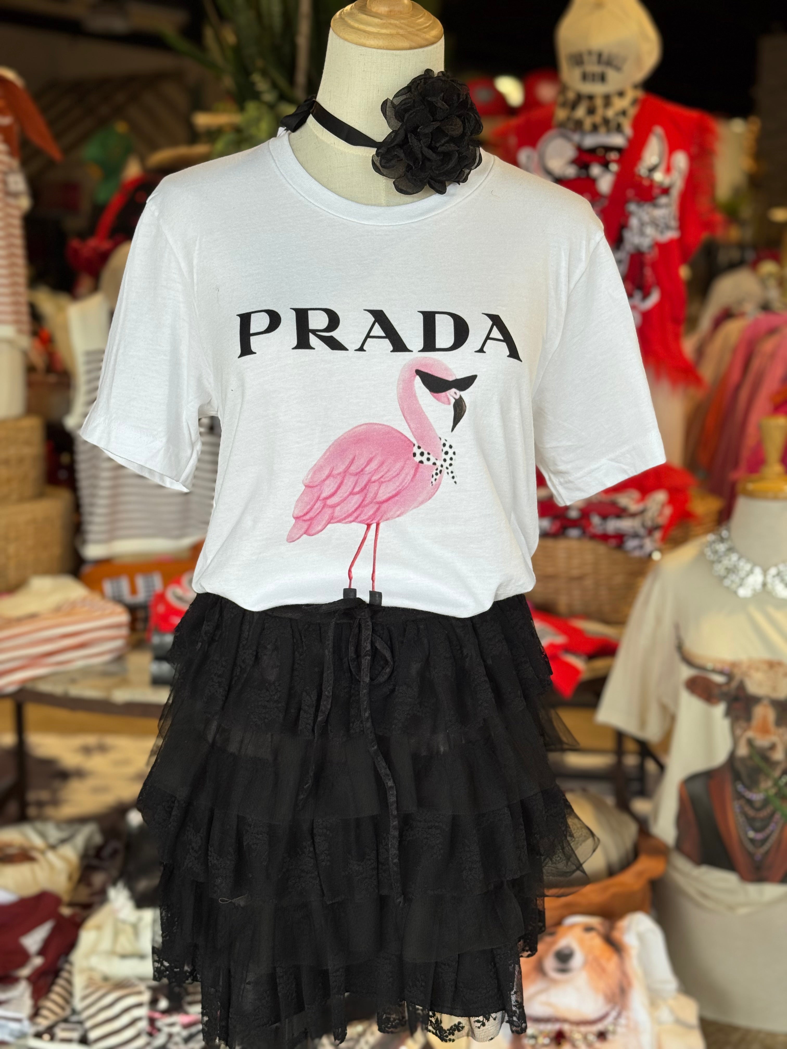 Prada Flamingo Tee