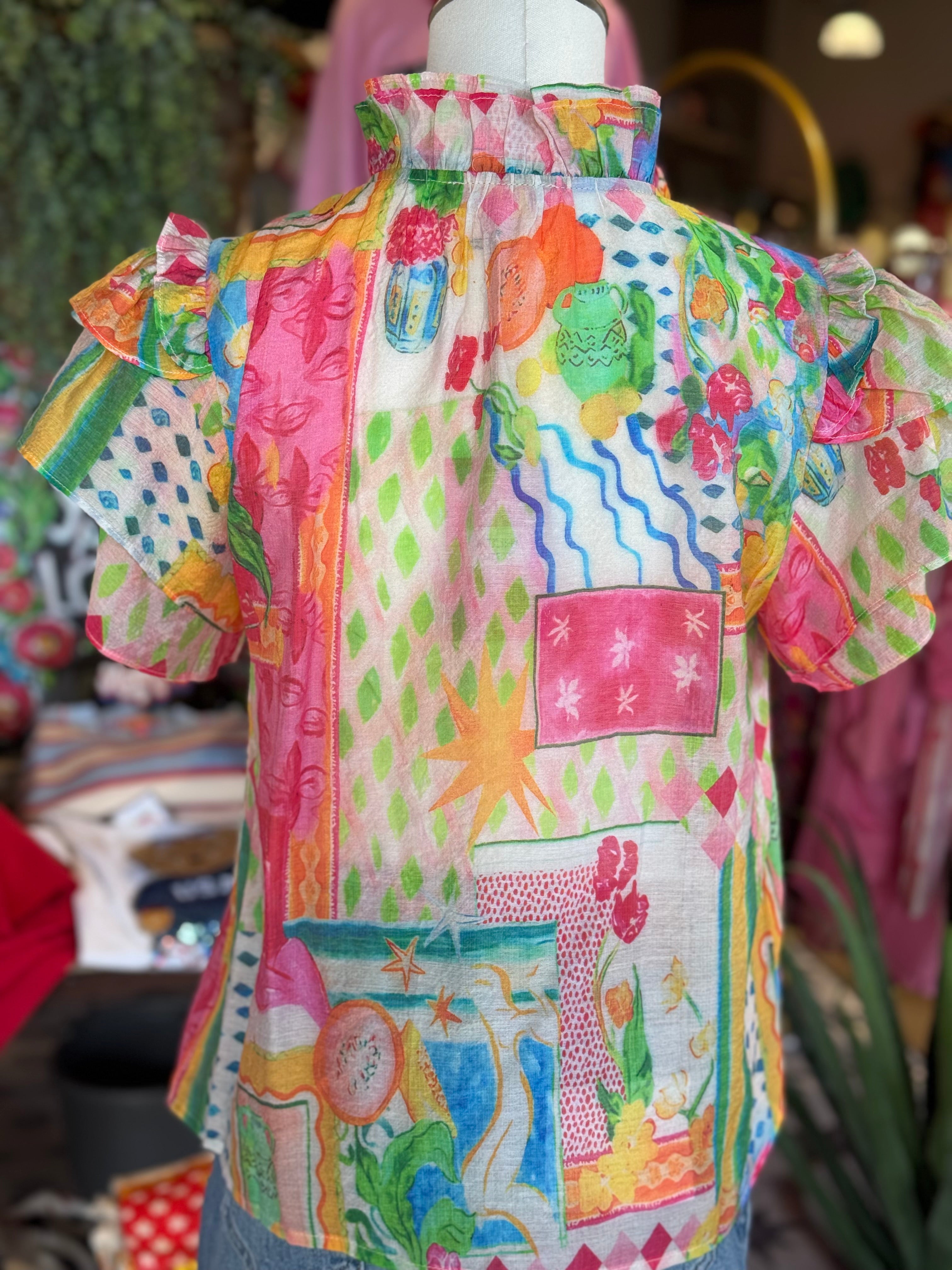 Dolly Floral Print Top