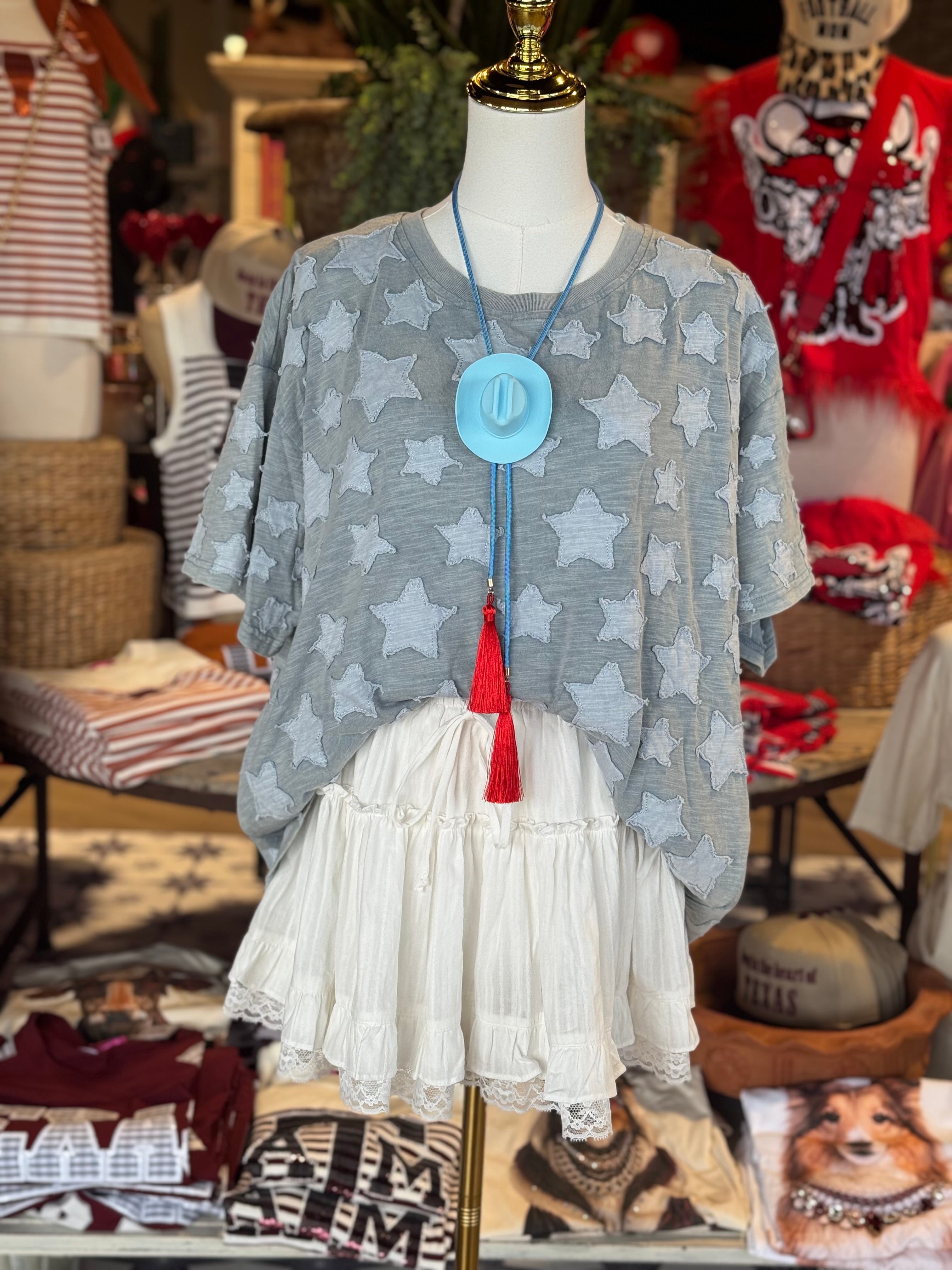 Blue  Skies Star Tee