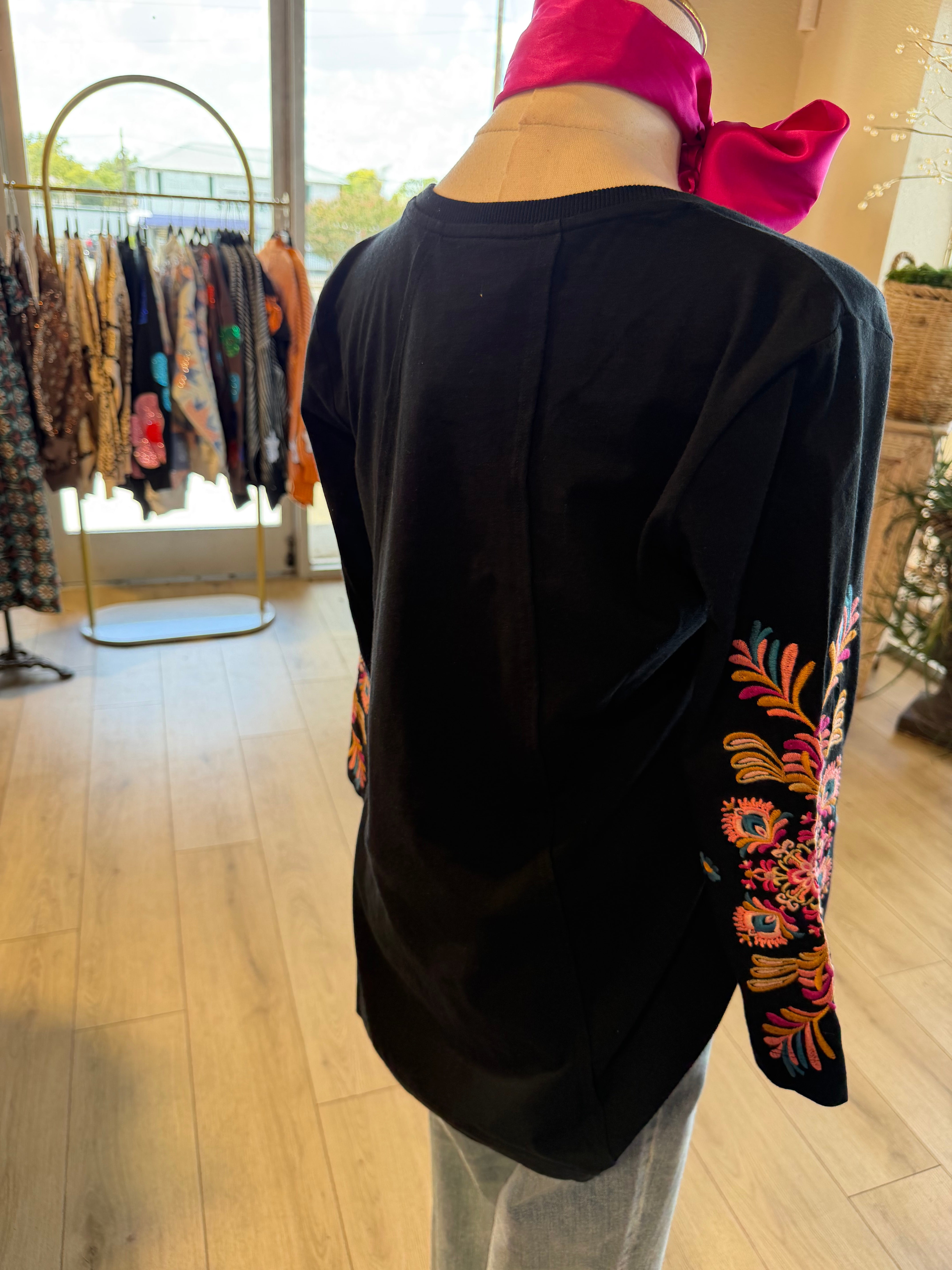 Brandi Embroidered Top