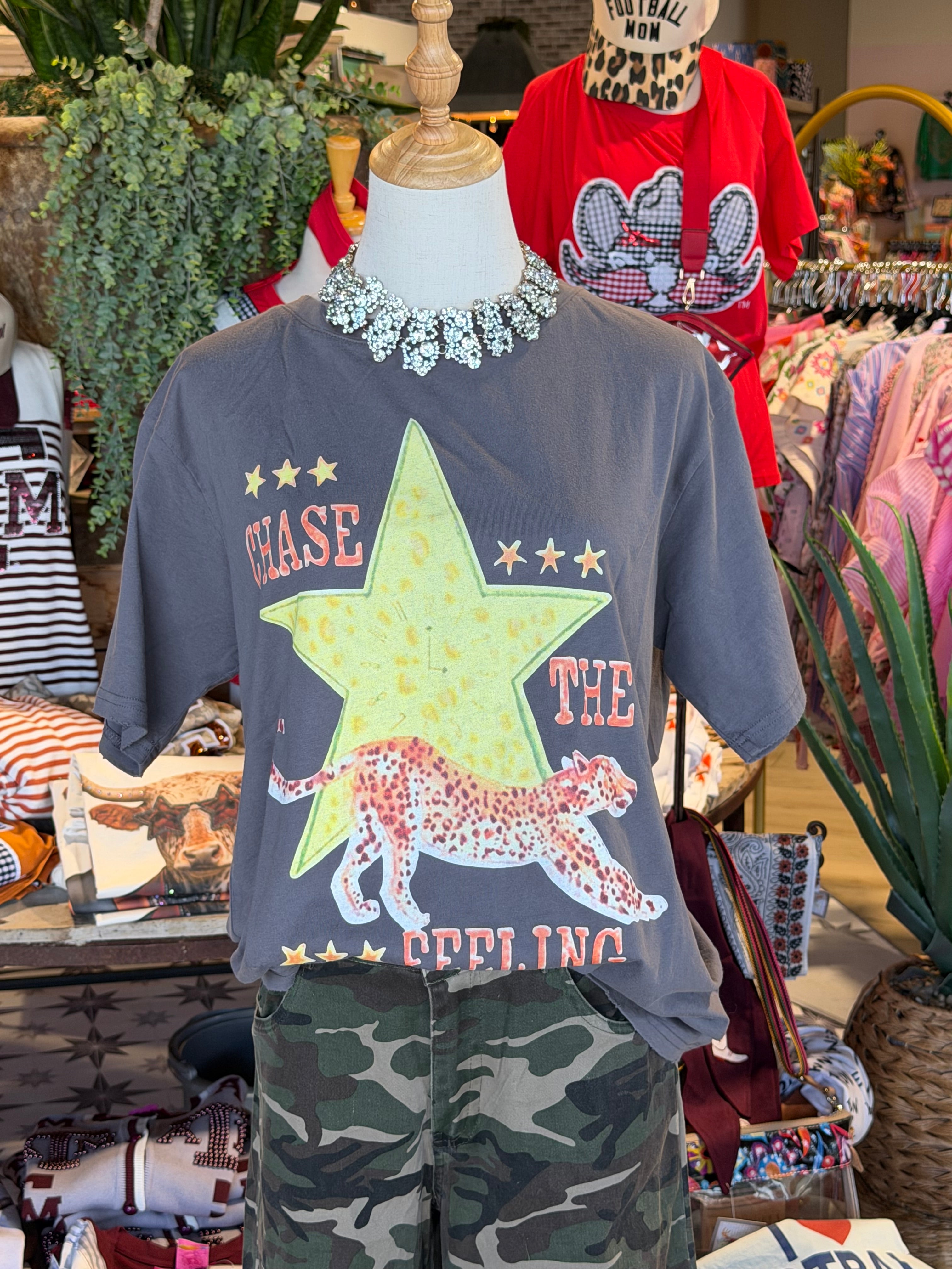 Chase The Feeling Leopard Graphic