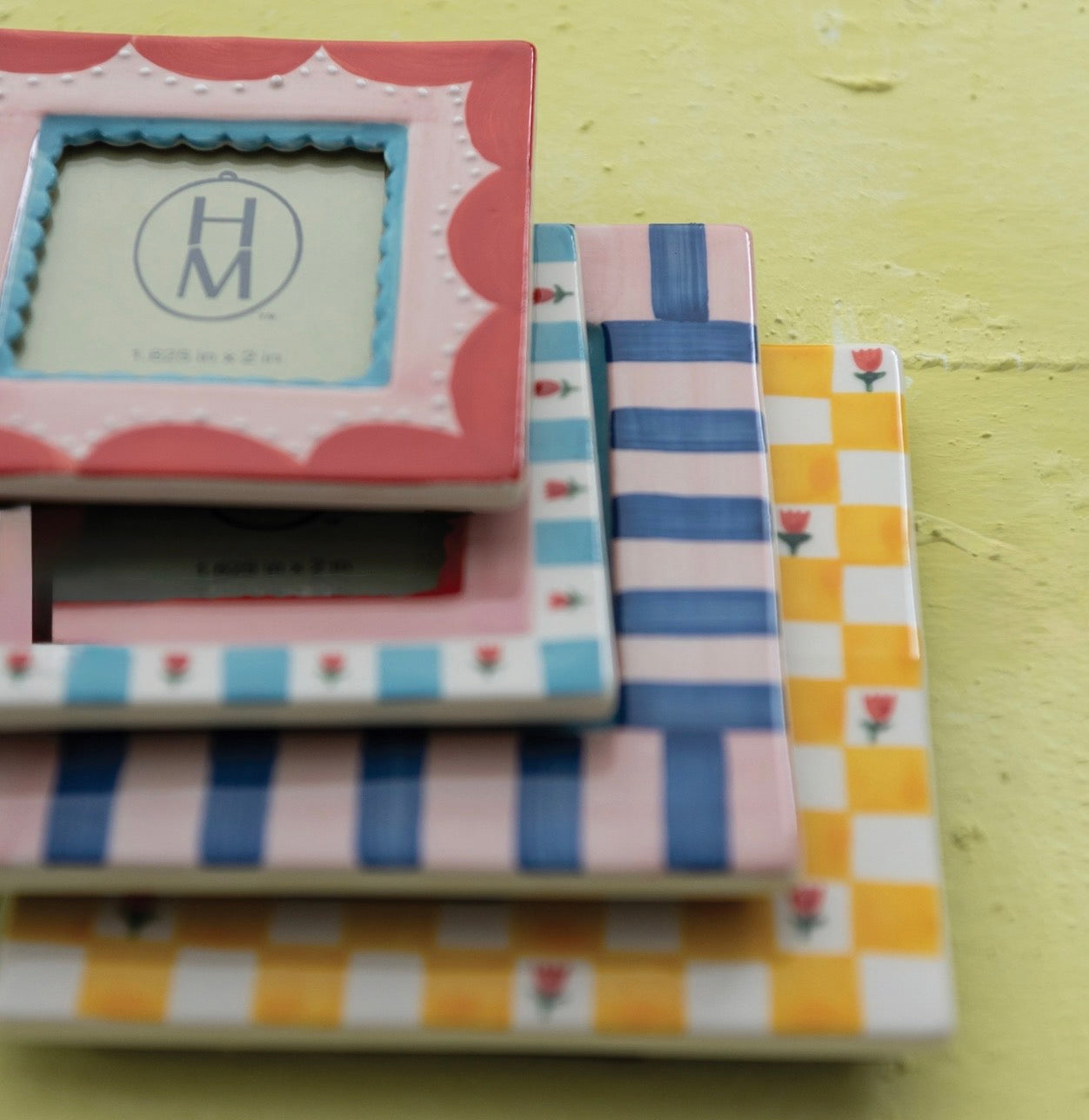 Stoneware Photo Frame- Assorted
