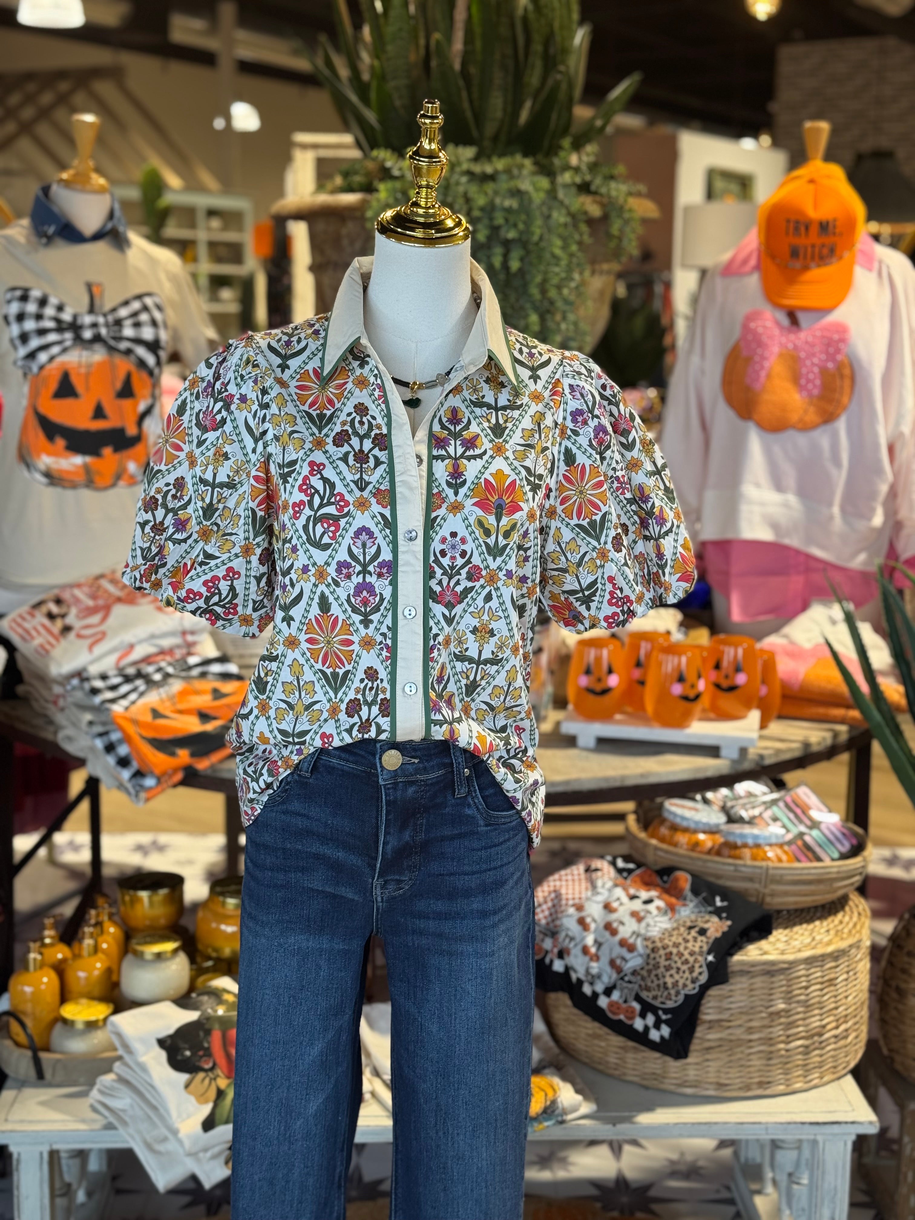 Valerie Floral Top***