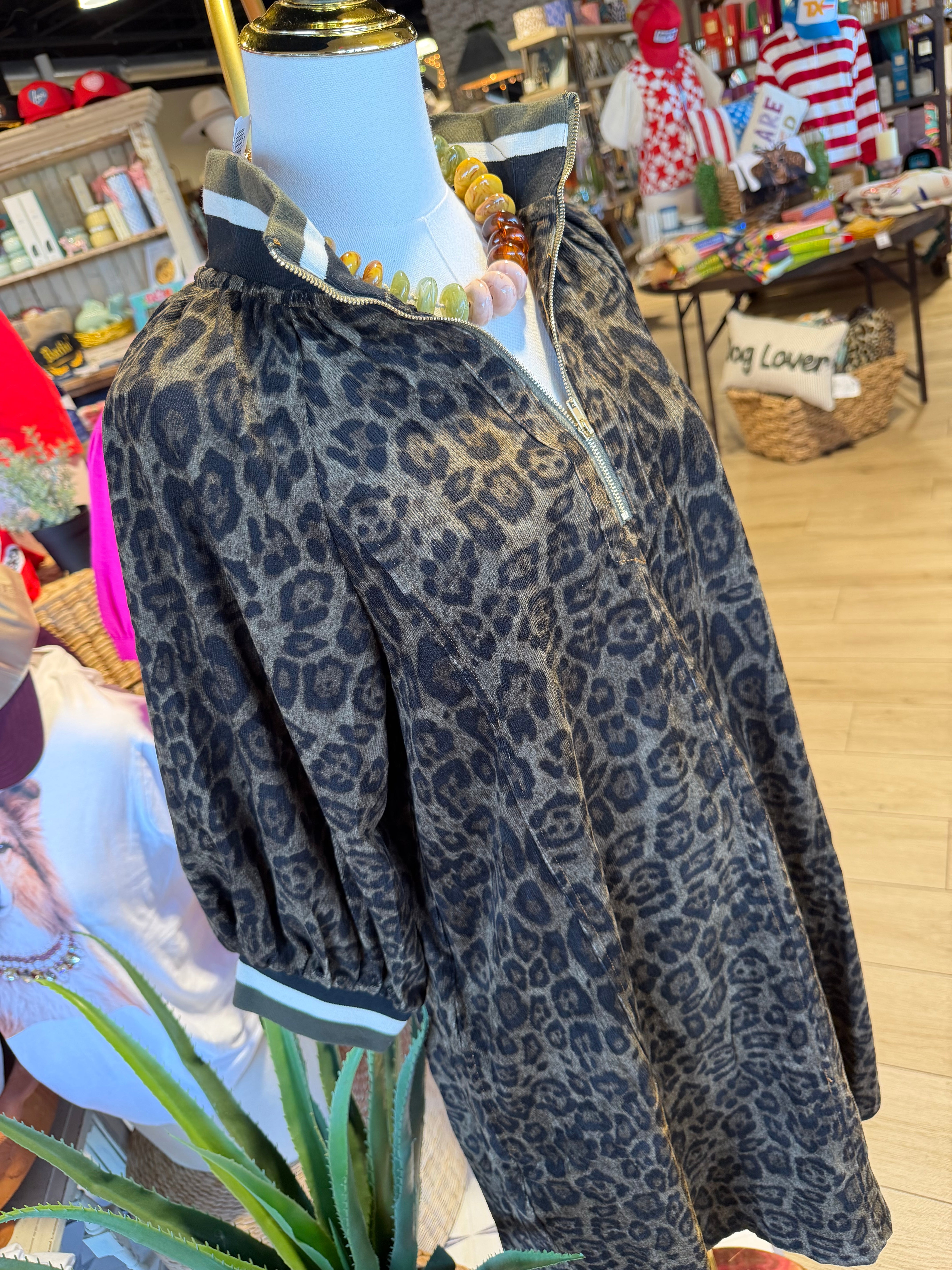 Leopard Print Tunic Dress
