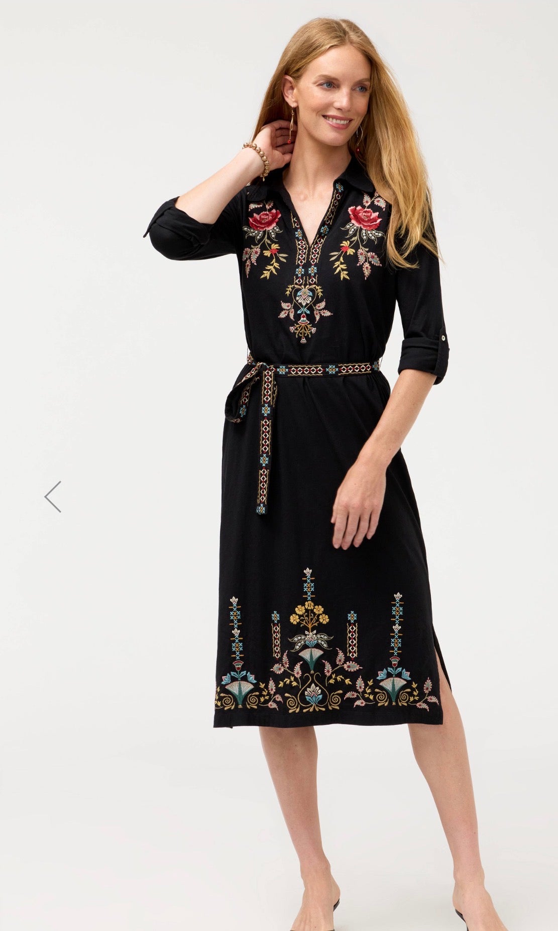 Anya Embroidered Dress