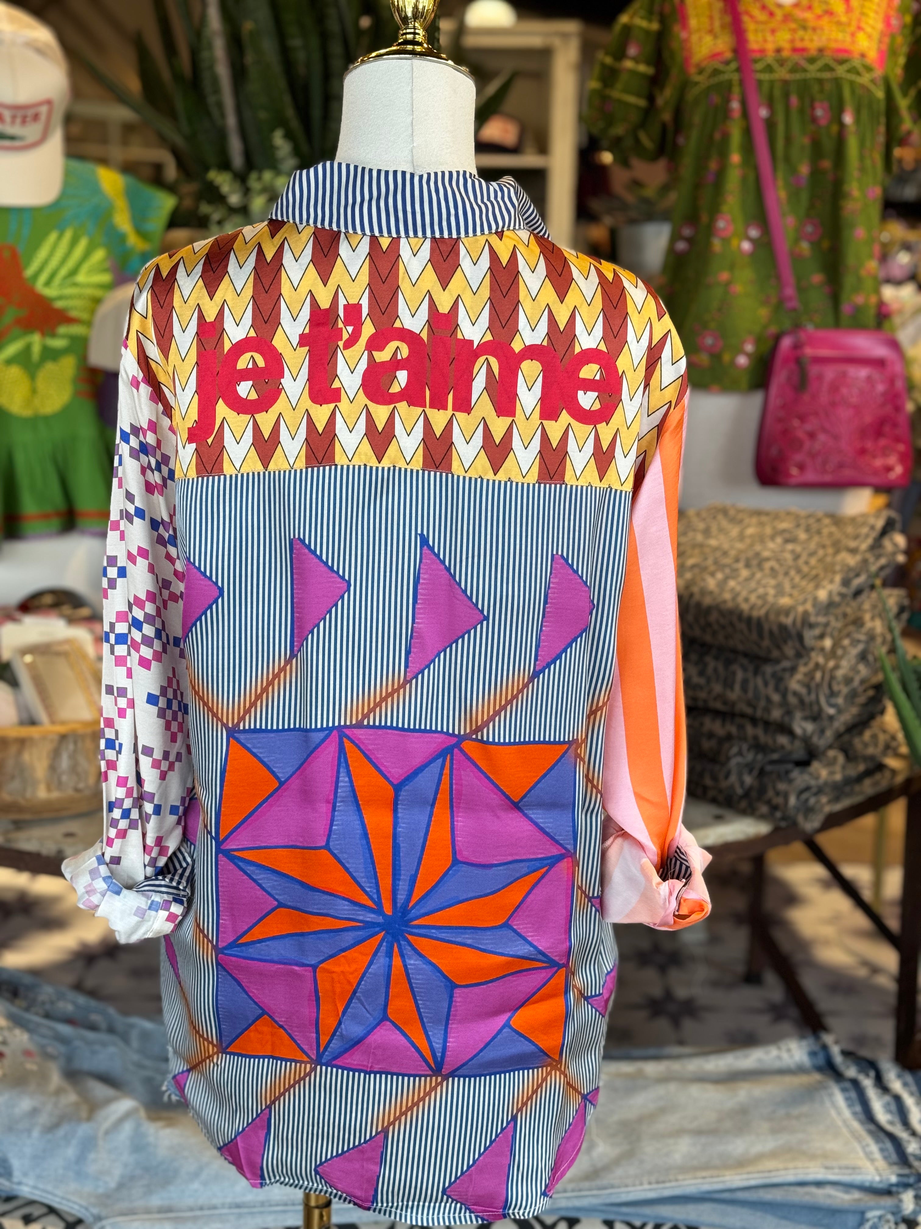 Isabel Mix Print Top