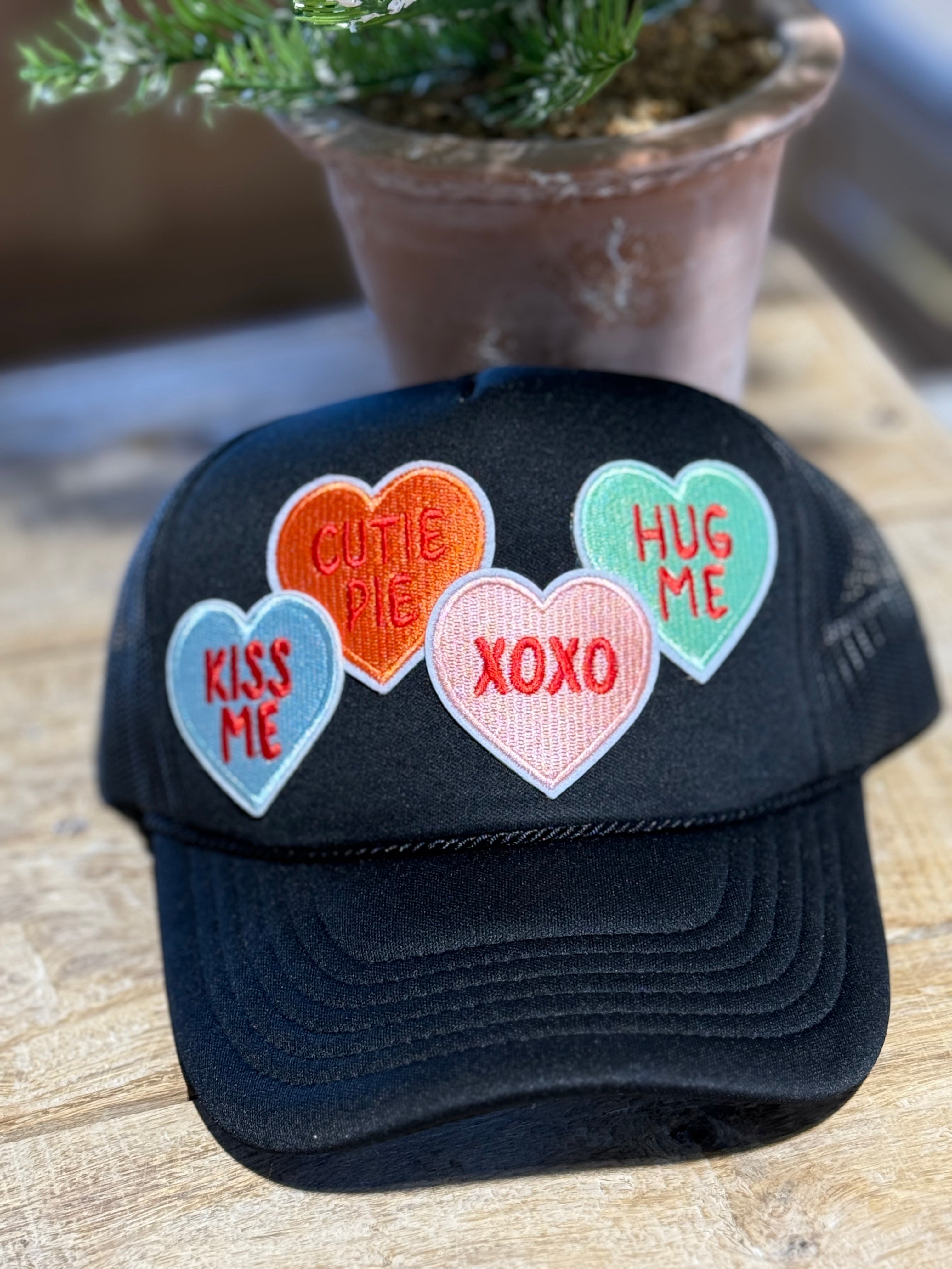 Conversation Heart Hat