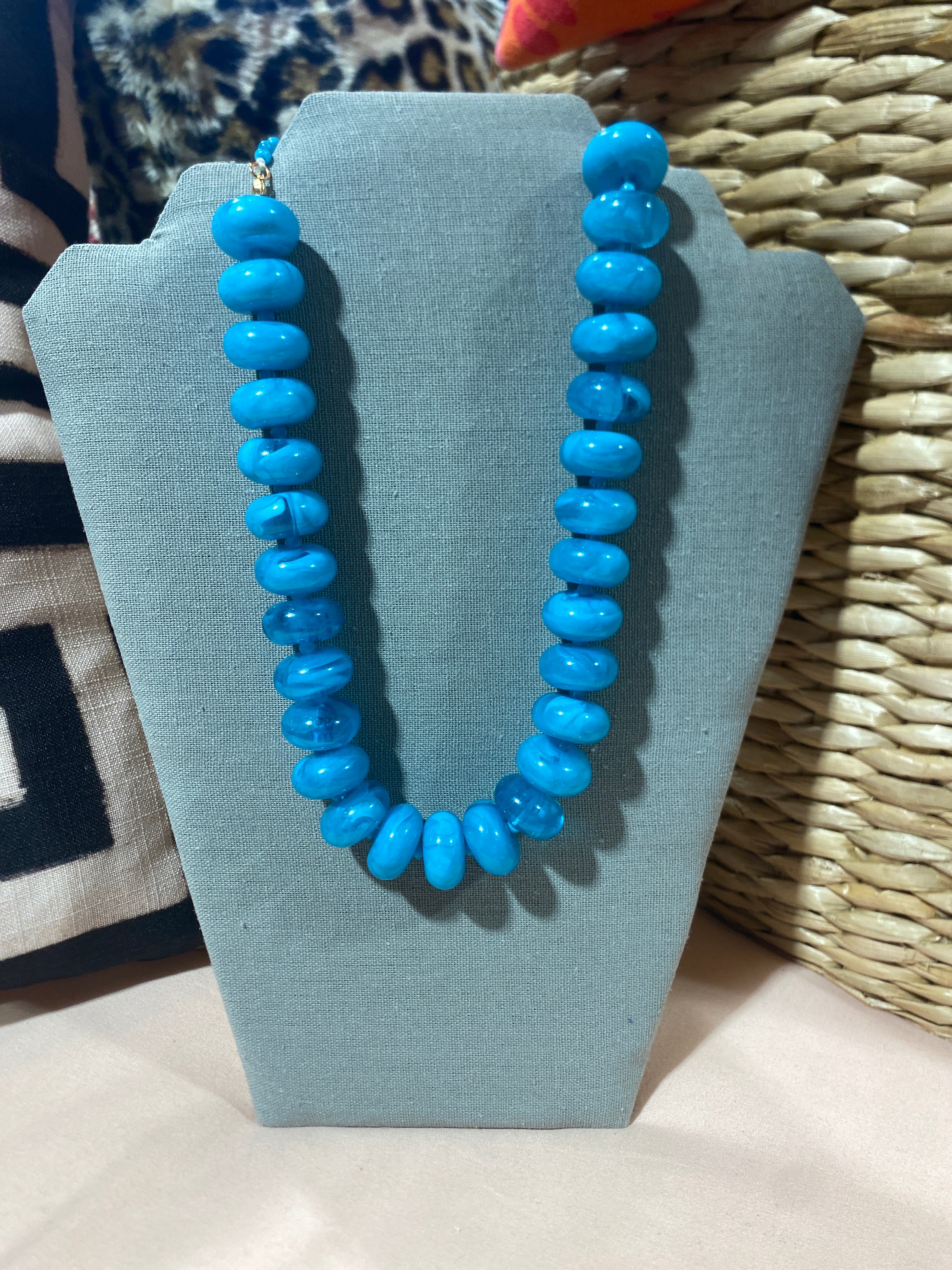 Bailey Chunky Beaded Necklace- Assorted***