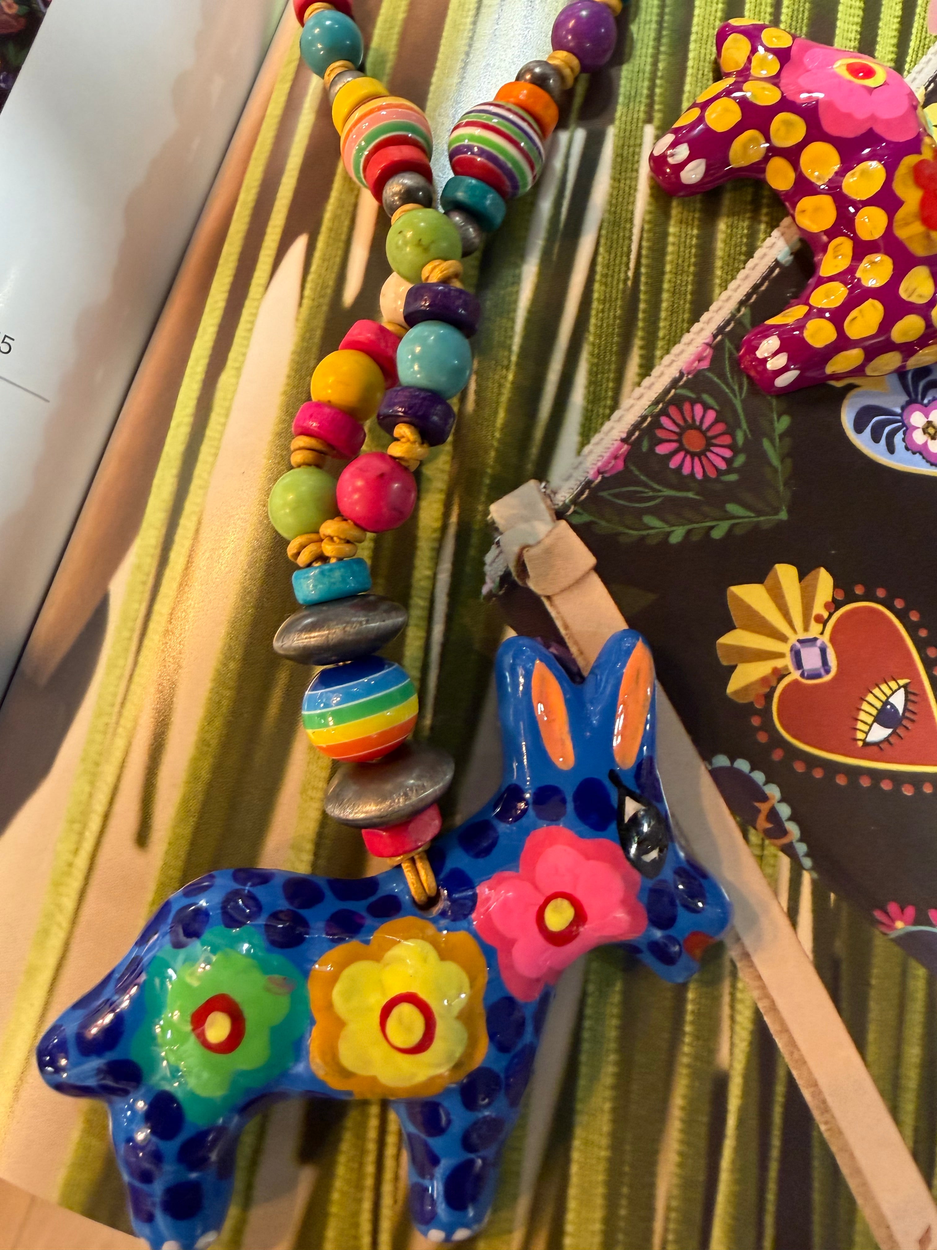 Painted Donkey Necklace