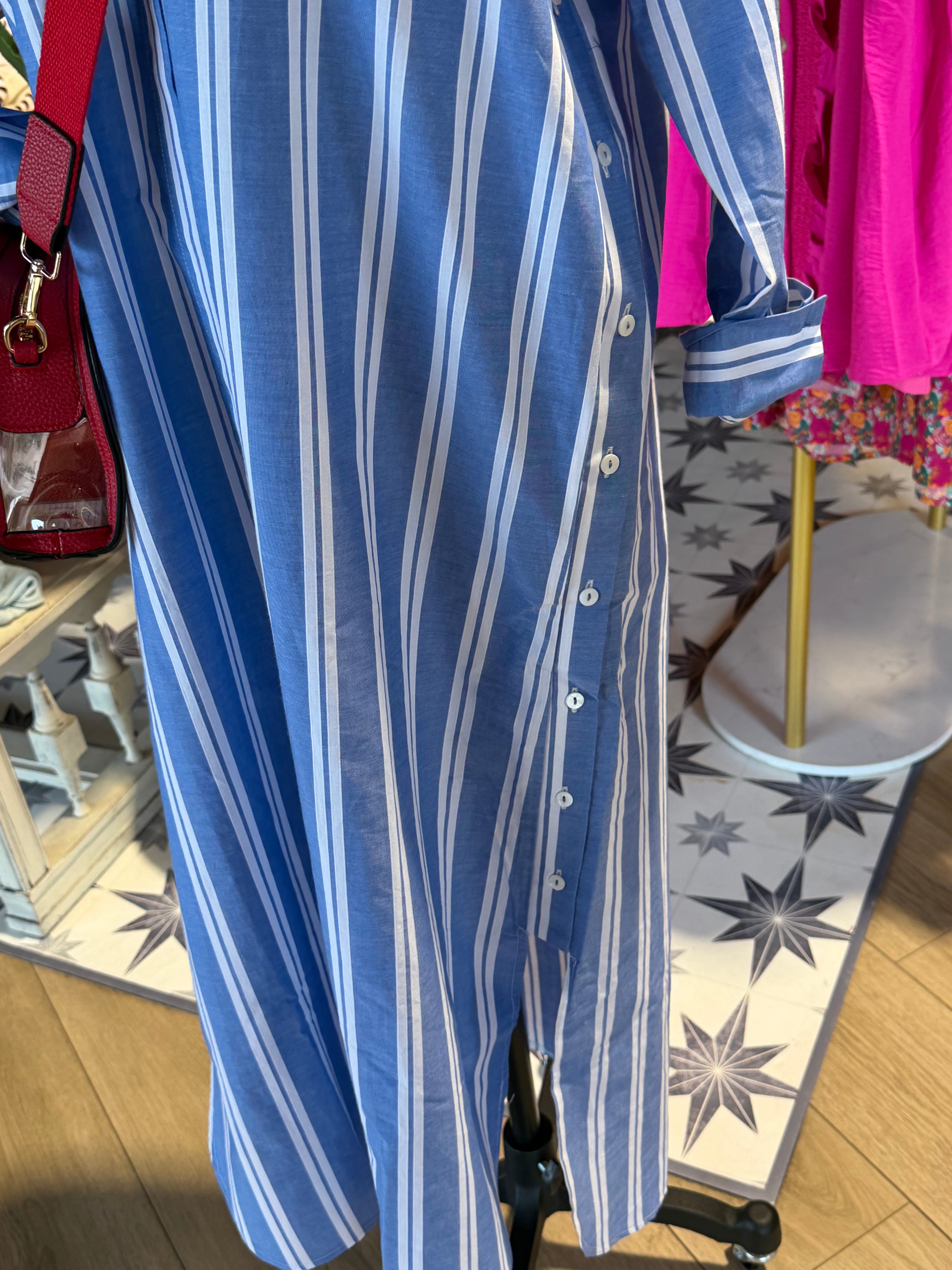 Long Lines Shirt Dress