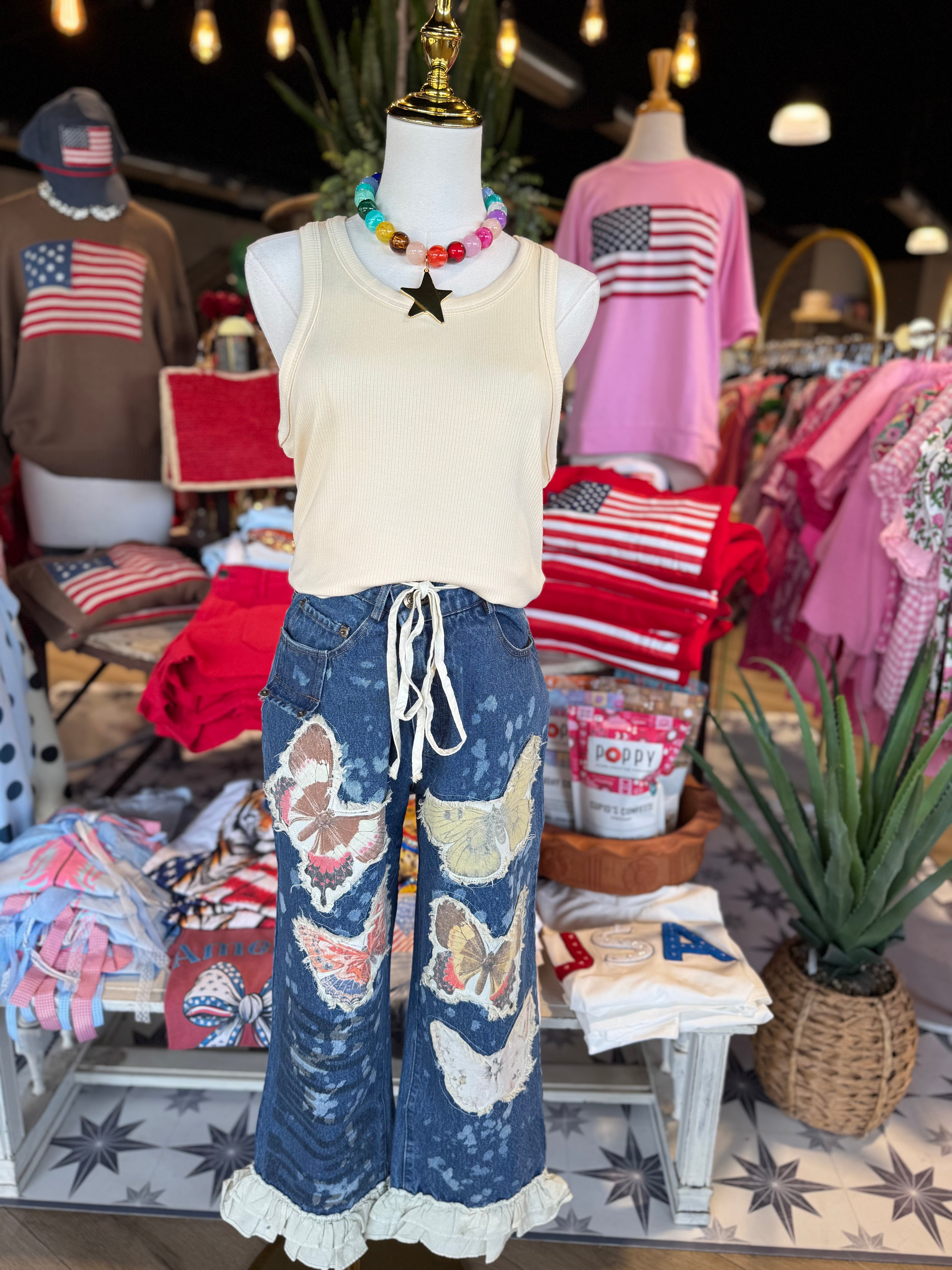 Flutter Sky Jeans