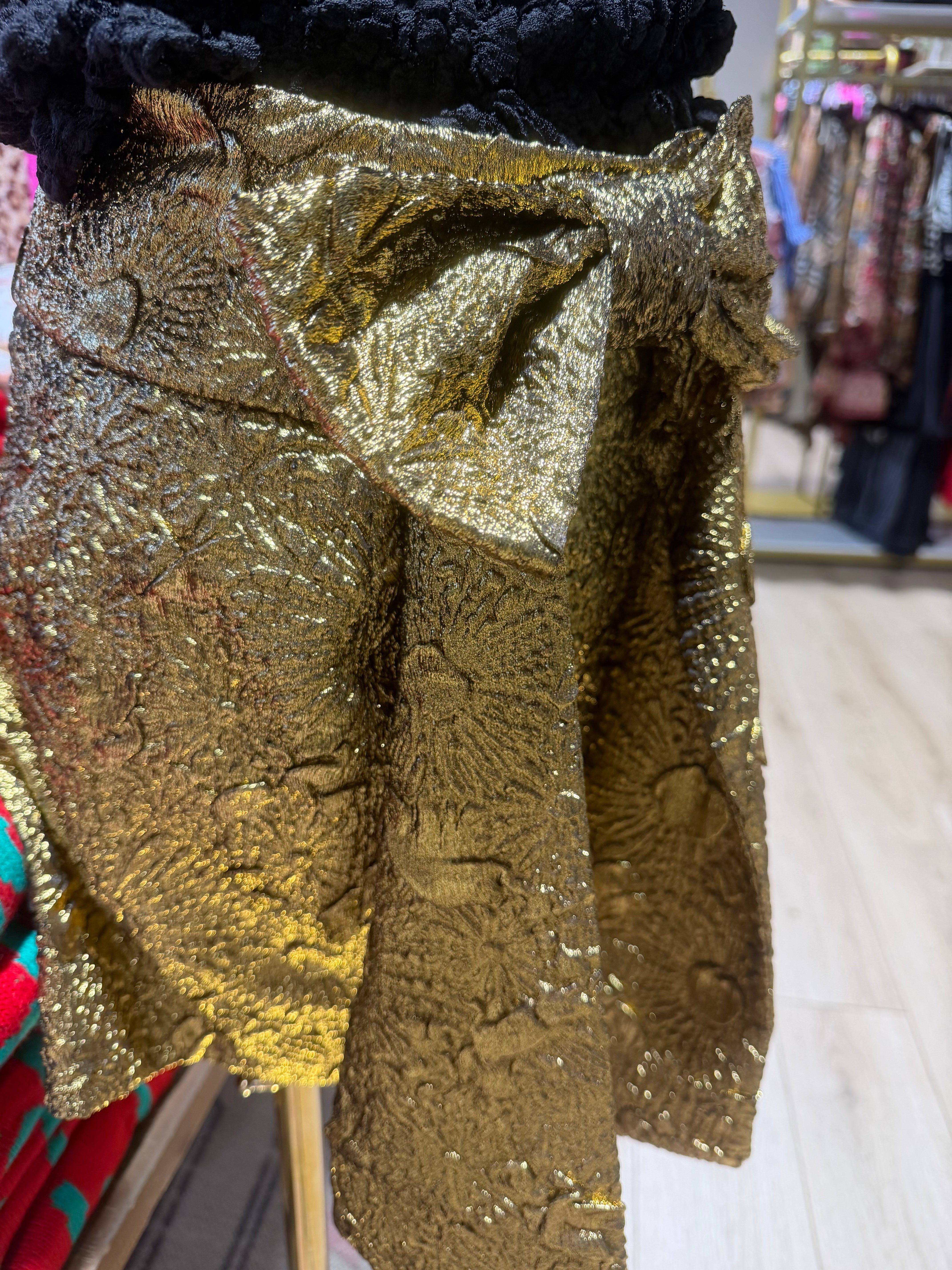 Front Tie Mini Skirt