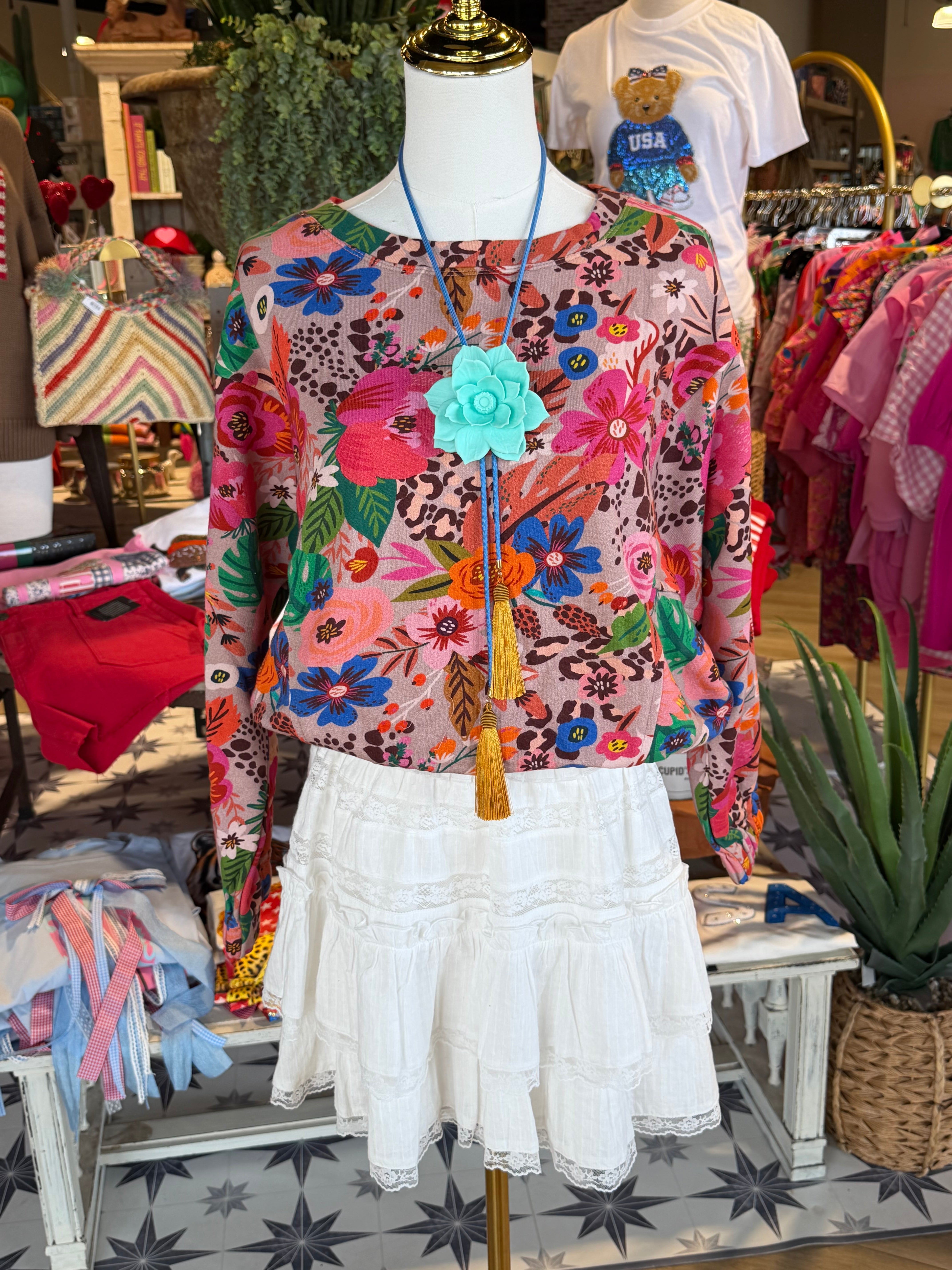 Garden Party Swestshirt- 2 Styles