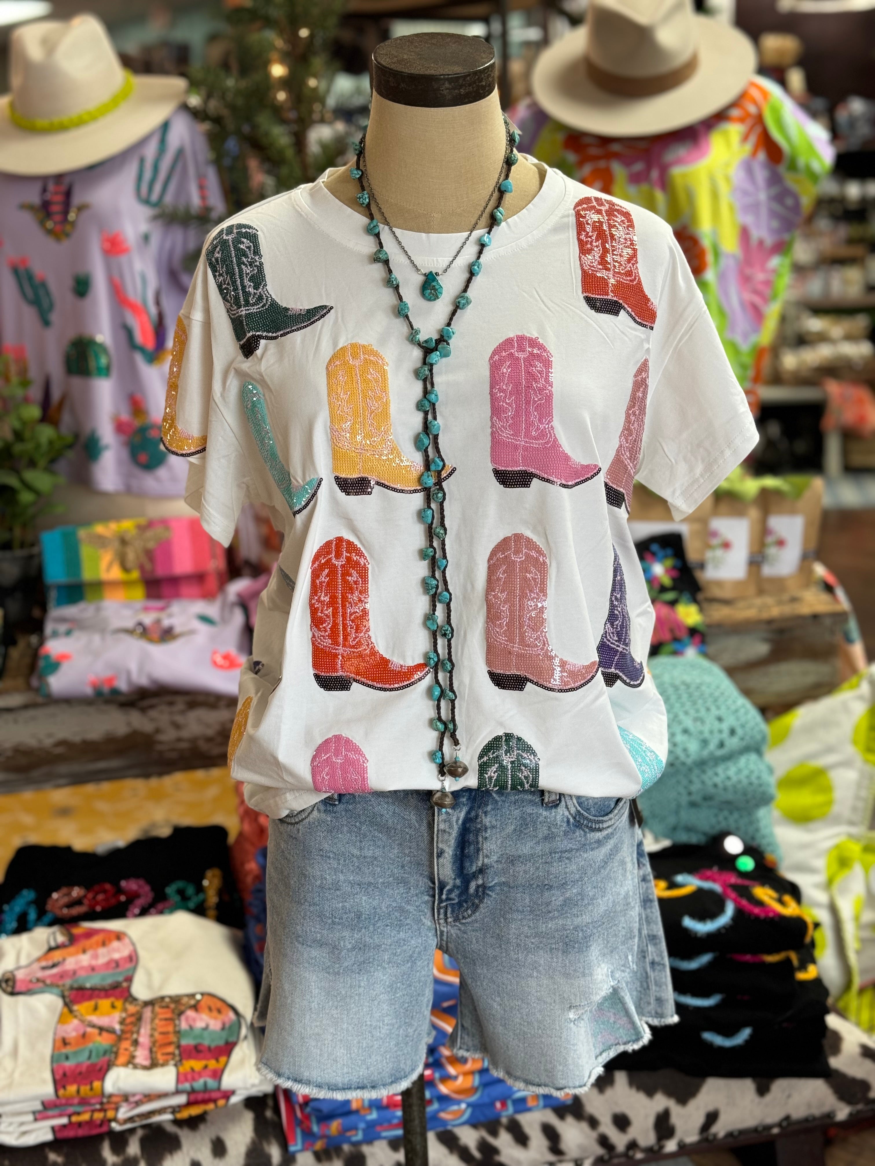 Cowboy Boot Tee